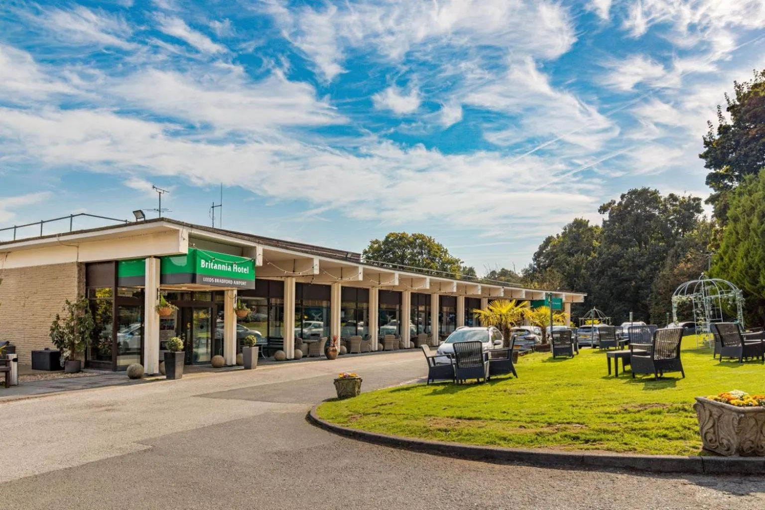 Facade/entrance in Britannia Leeds Bradford Airport