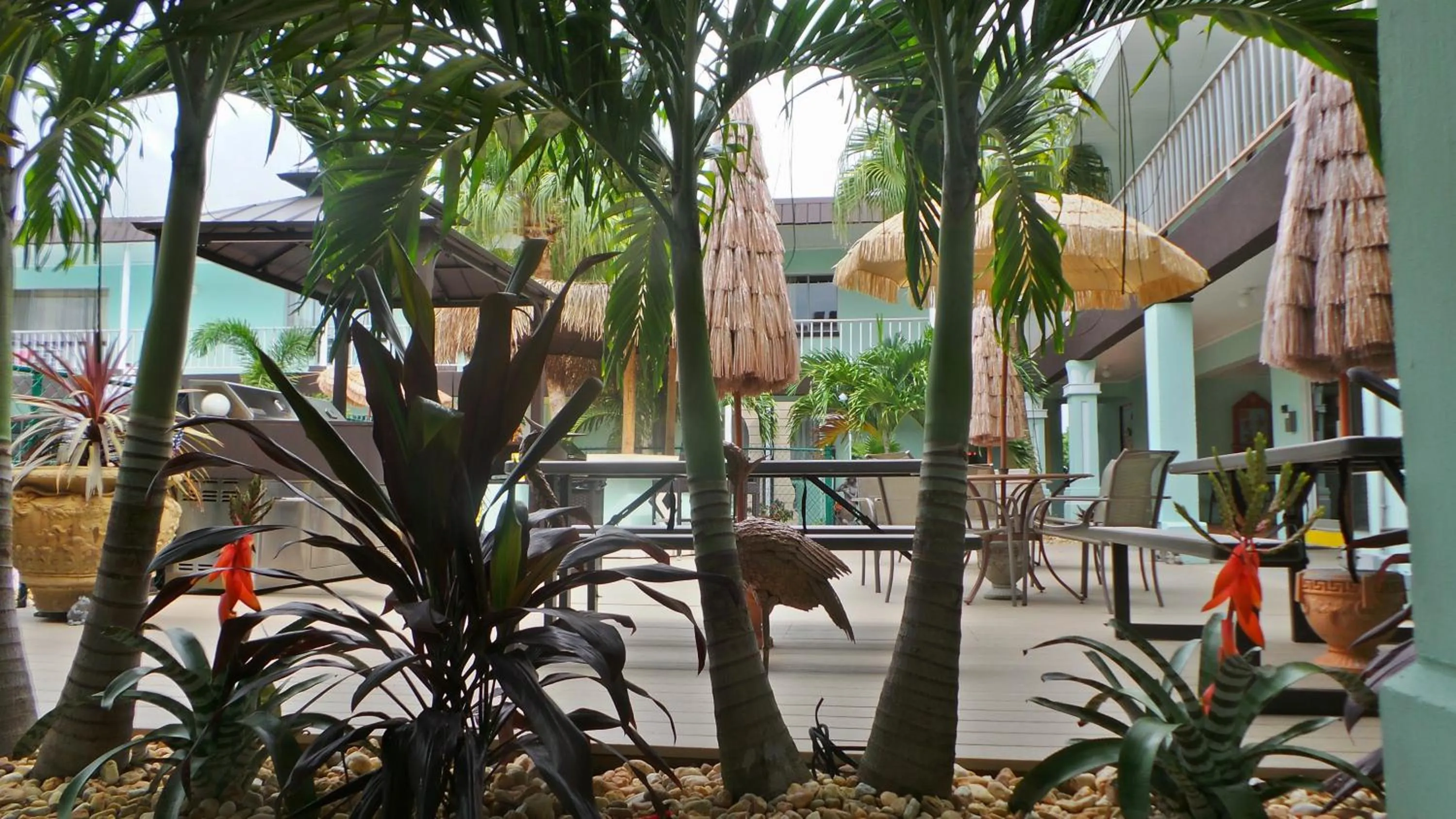 BBQ facilities in Island House Resort Hotel