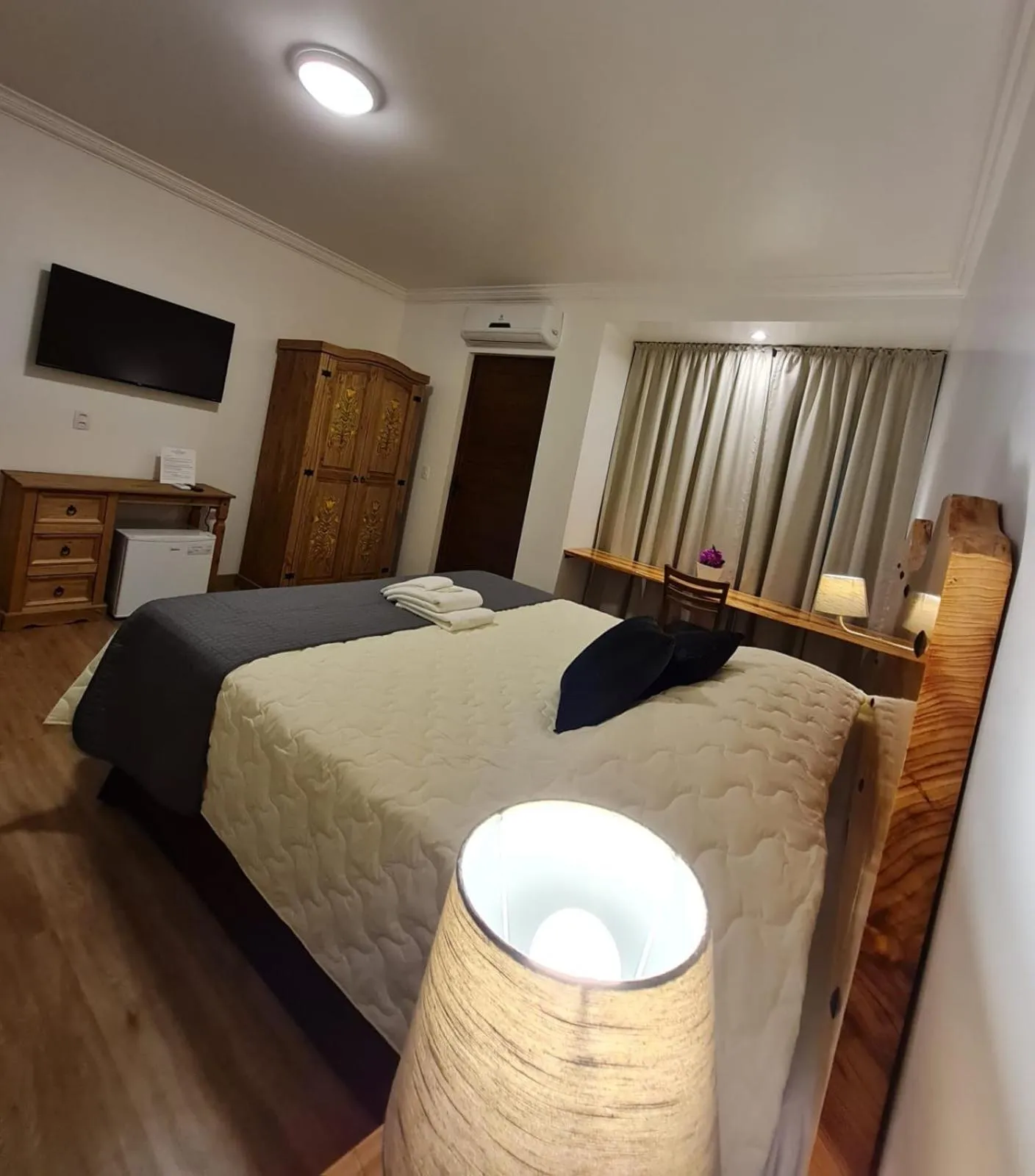 Bed in Hotel Schneider