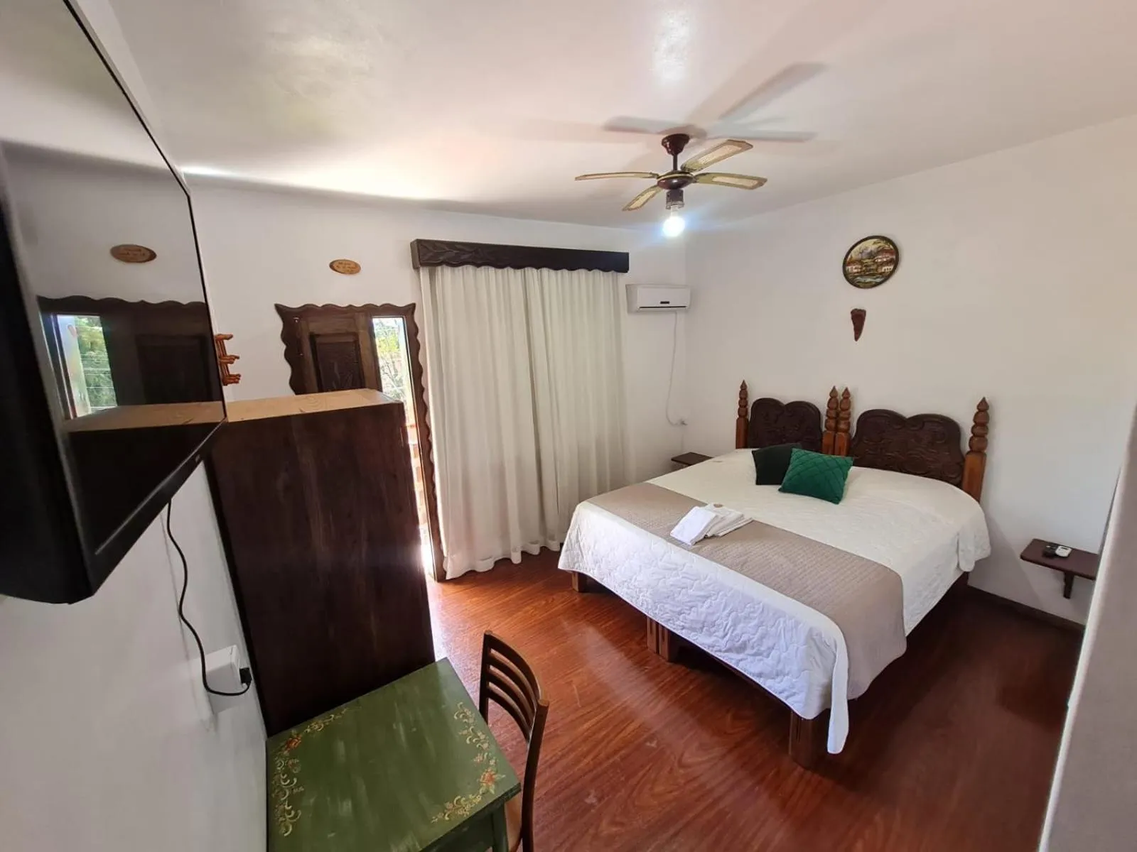 Bed in Hotel Schneider