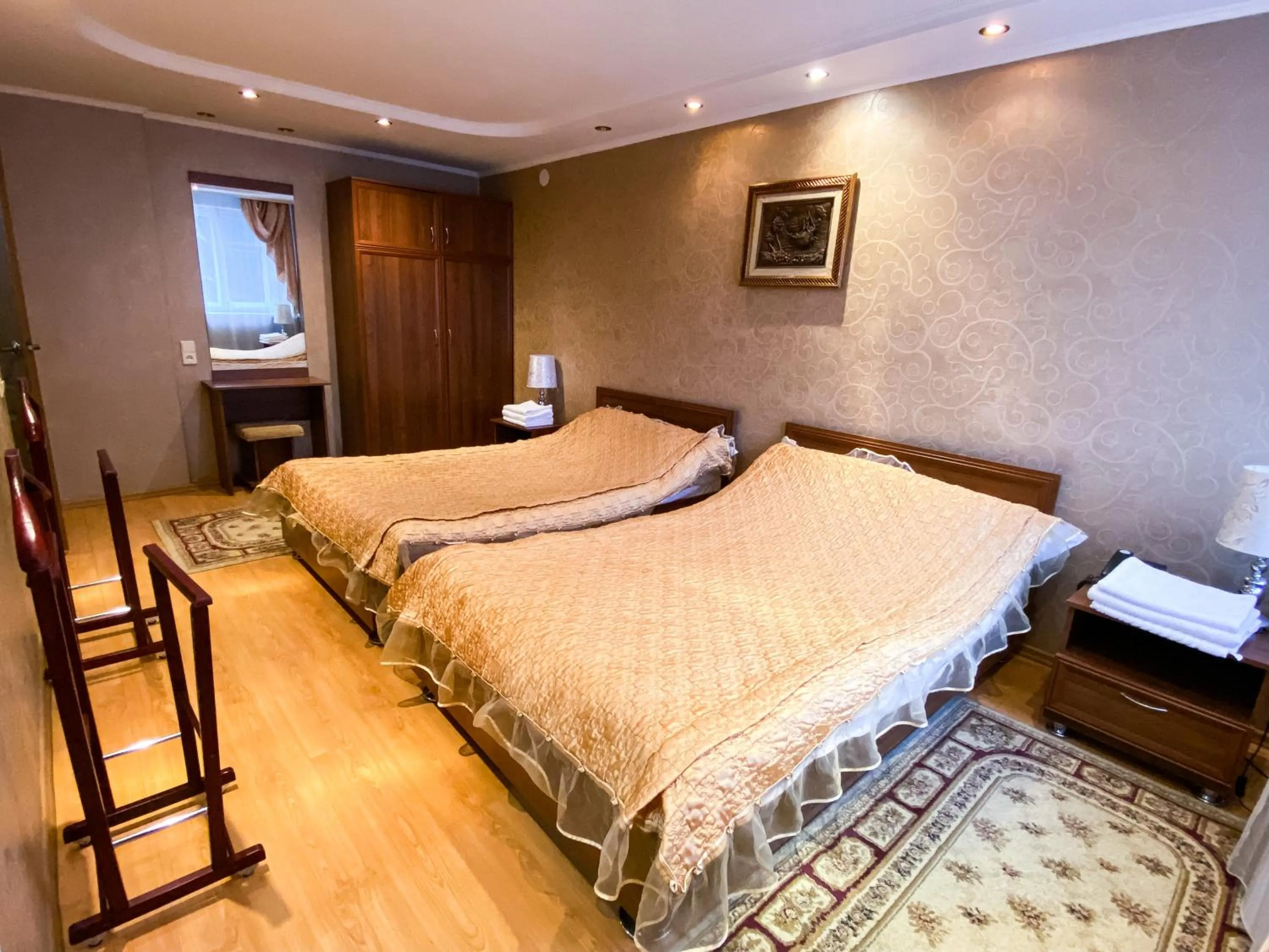 Bed in Ust-Kamenogorsk Hotel