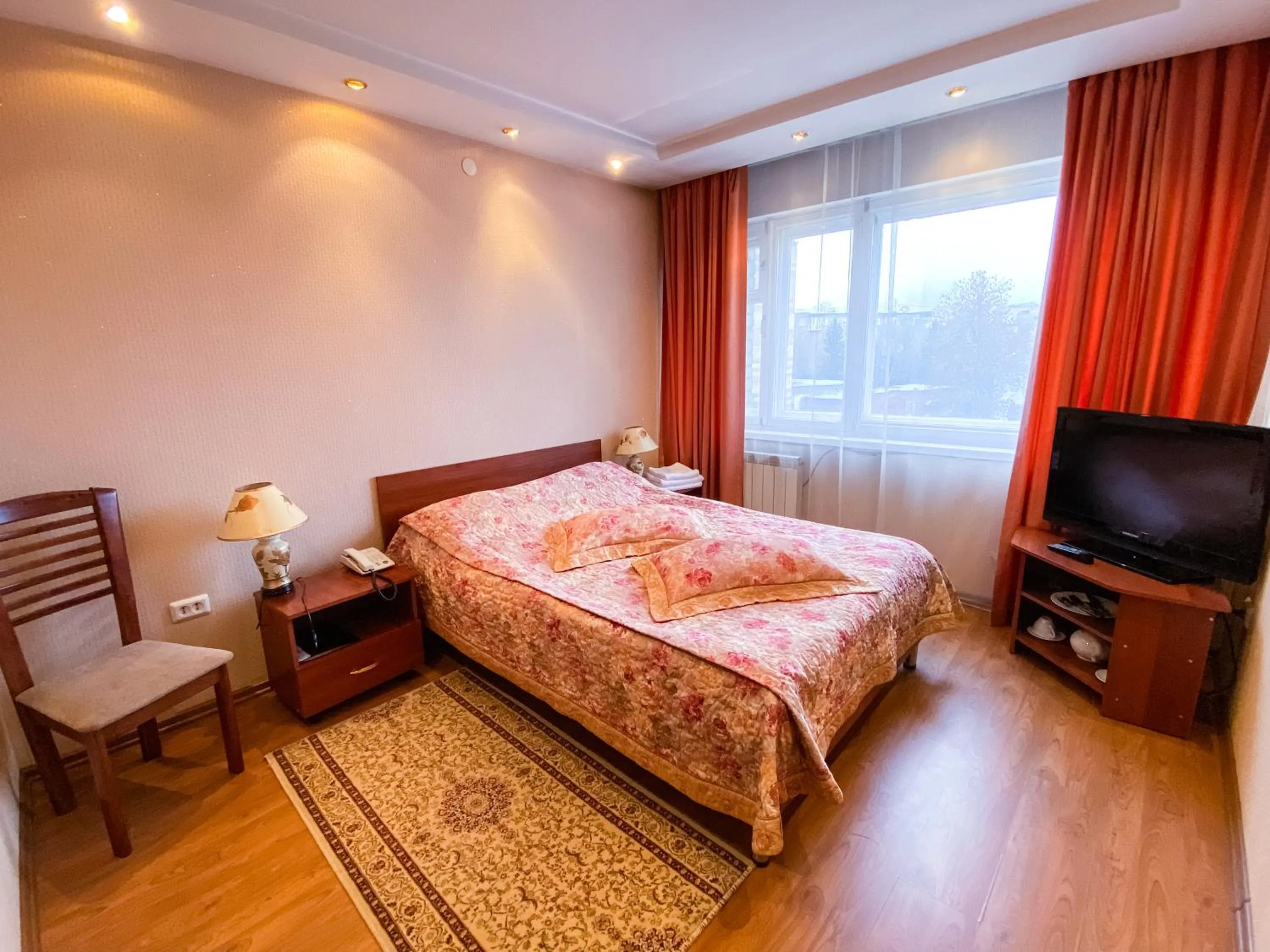 Bed in Ust-Kamenogorsk Hotel