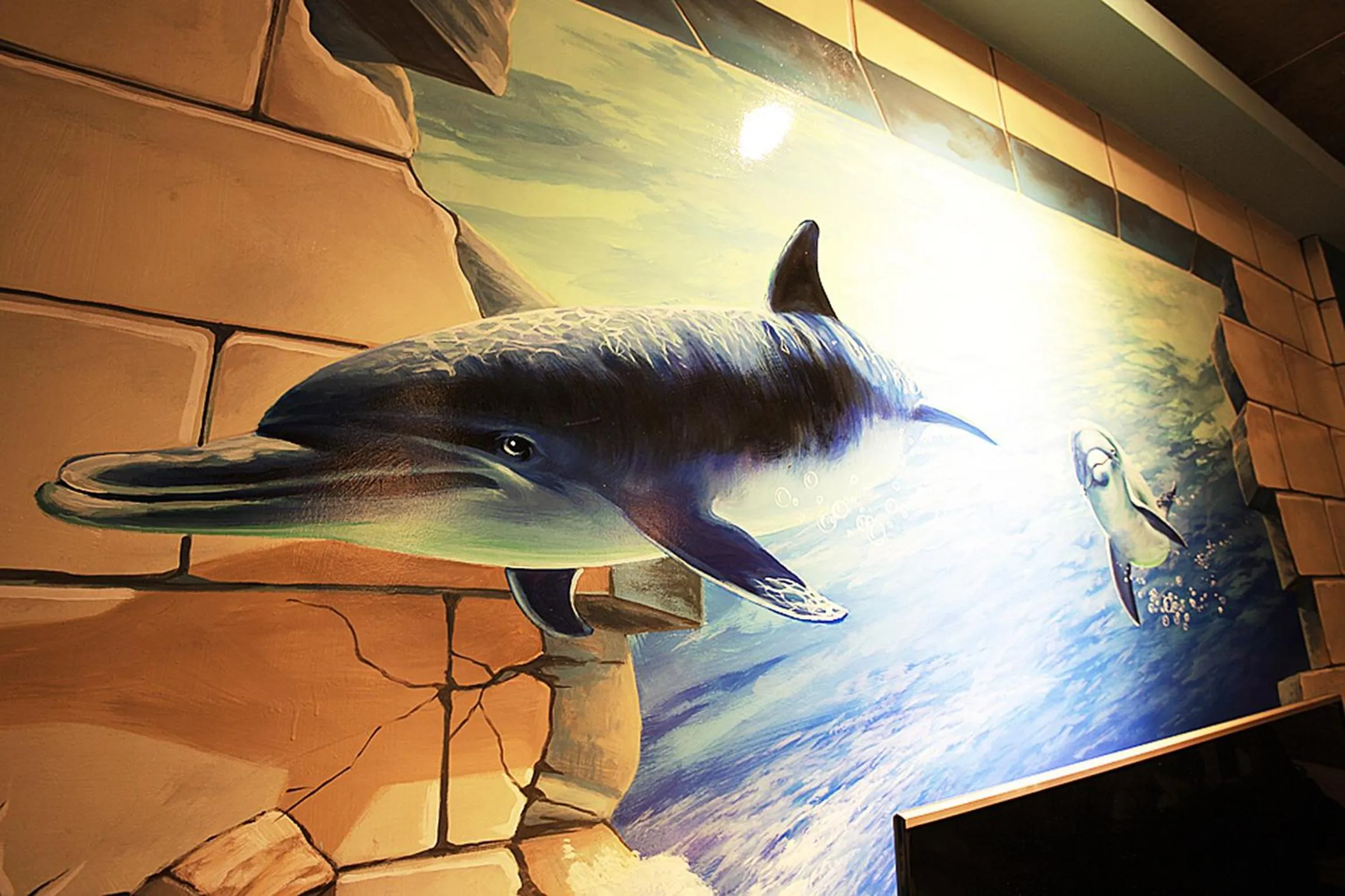 Decorative detail in 3D Sunflower Embossed B&B