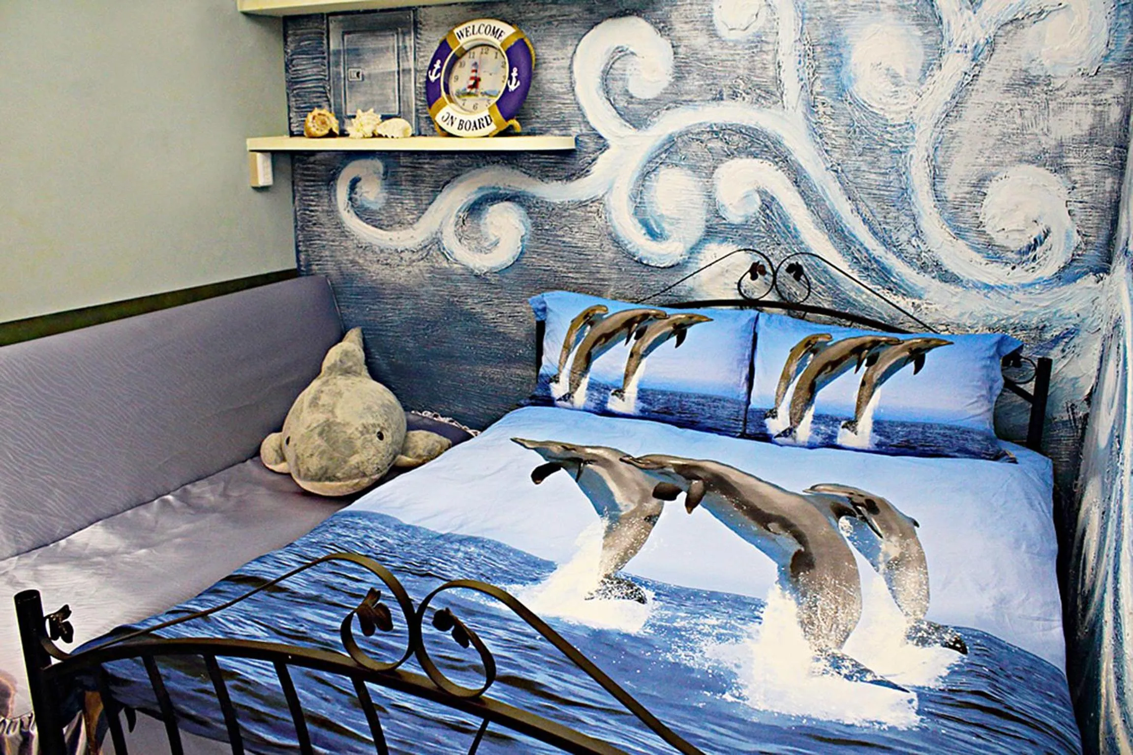 bunk bed, Bed in 3D Sunflower Embossed B&B