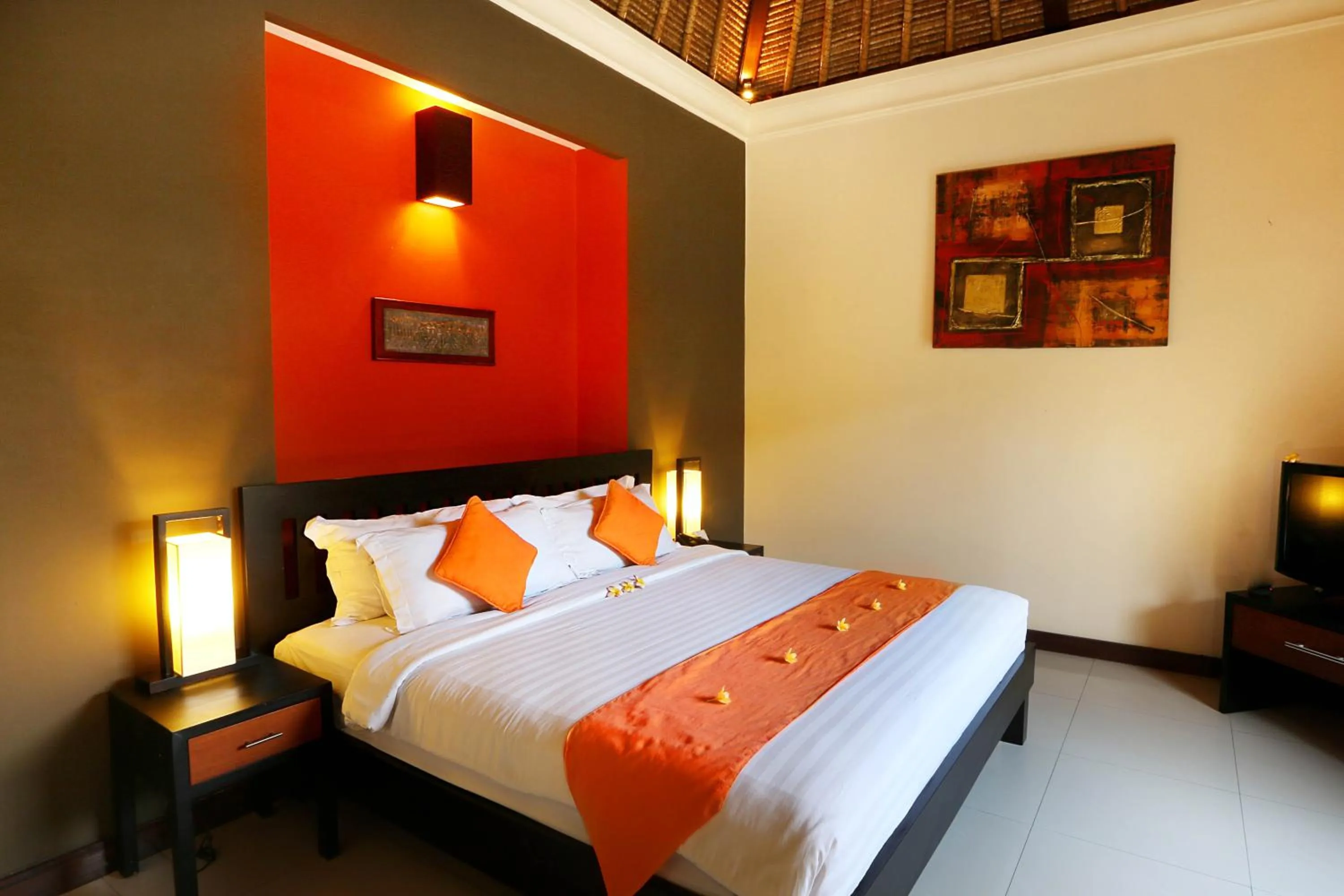 TV and multimedia, Bed in The Bali Bliss Villa