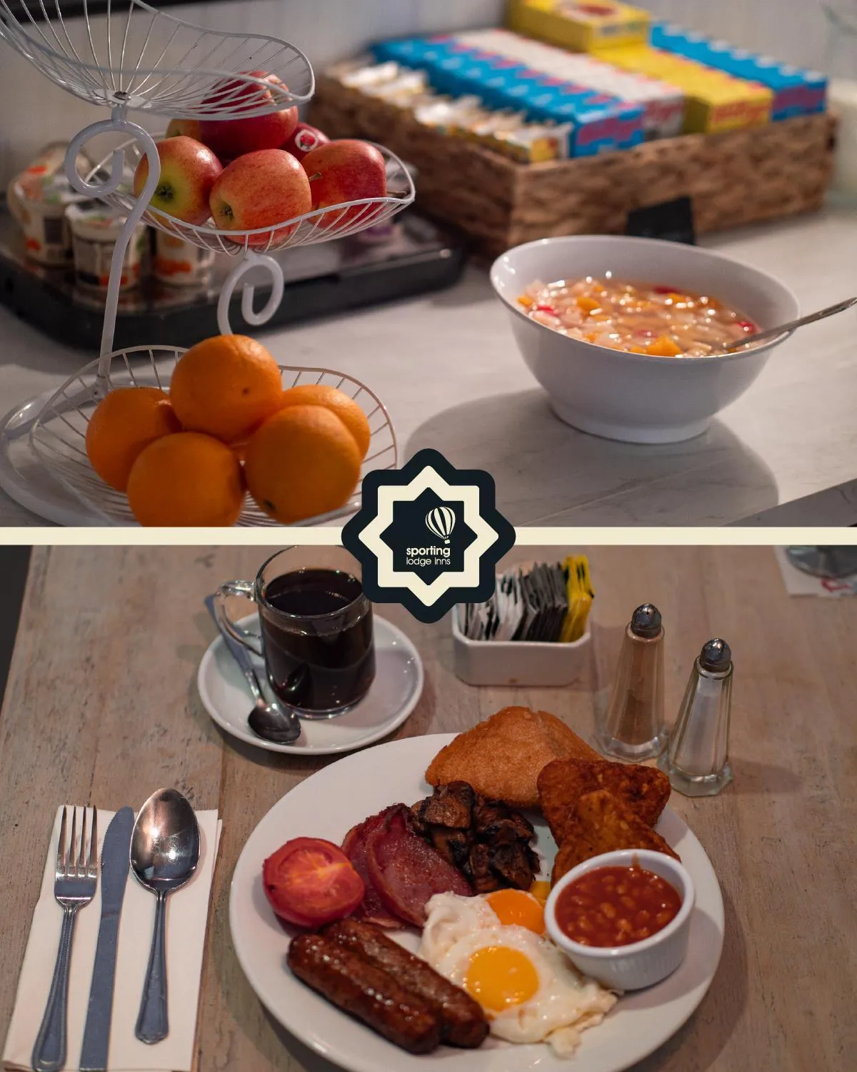 Breakfast in Sporting Lodge Inn Middlesbrough