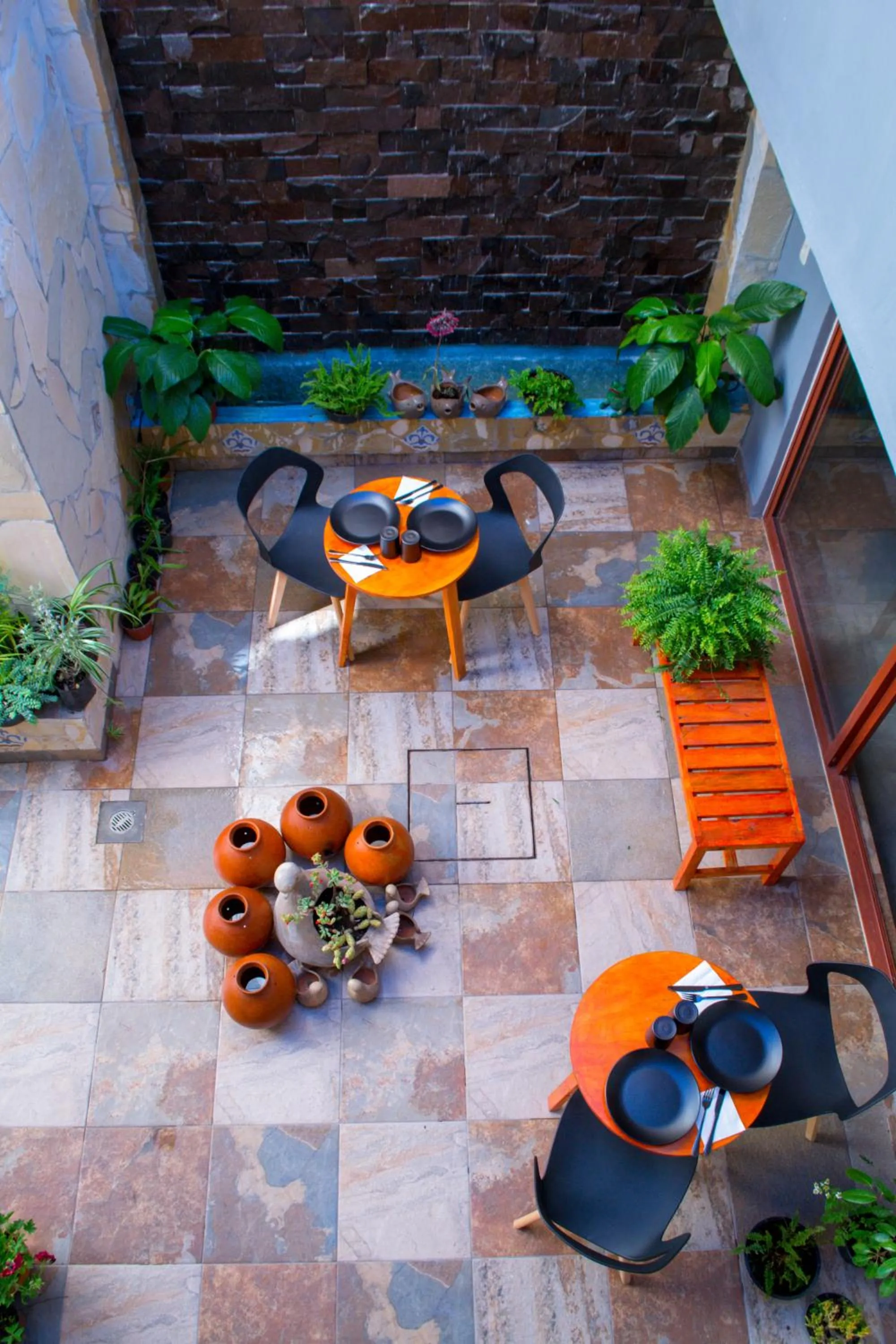 Patio in Piedra Negra Boutique Hotel