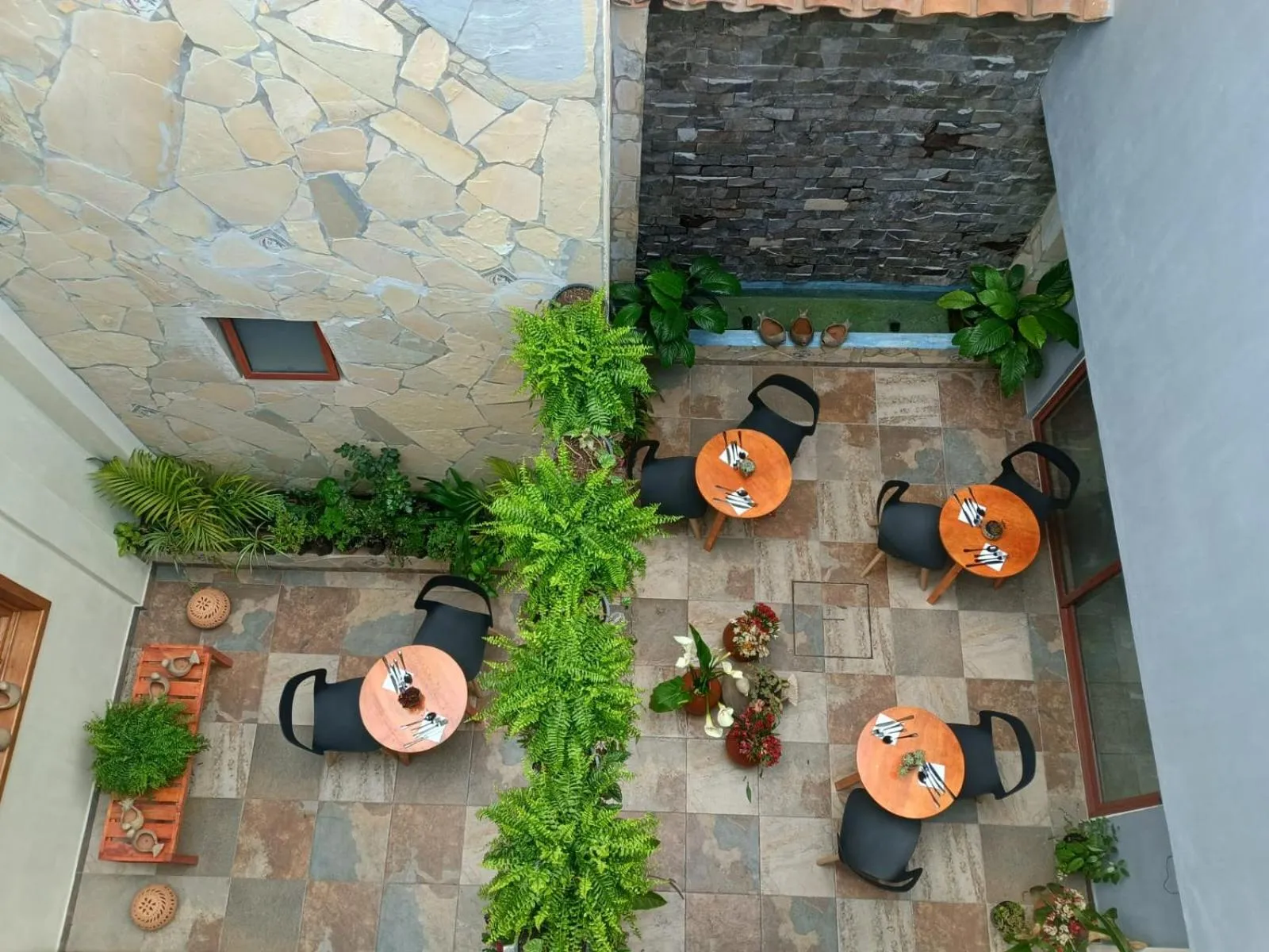 Patio in Piedra Negra Boutique Hotel