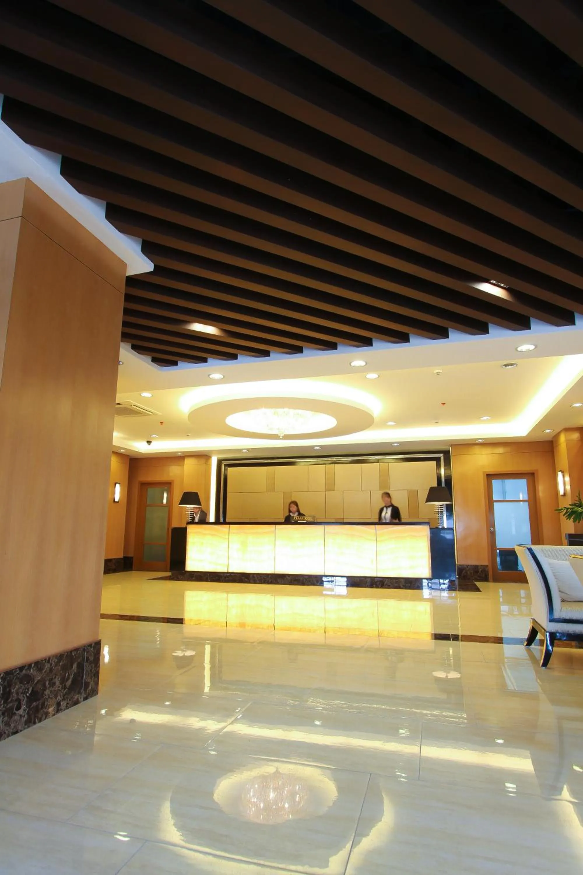 Lobby or reception in The Plaza Hotel Balanga City