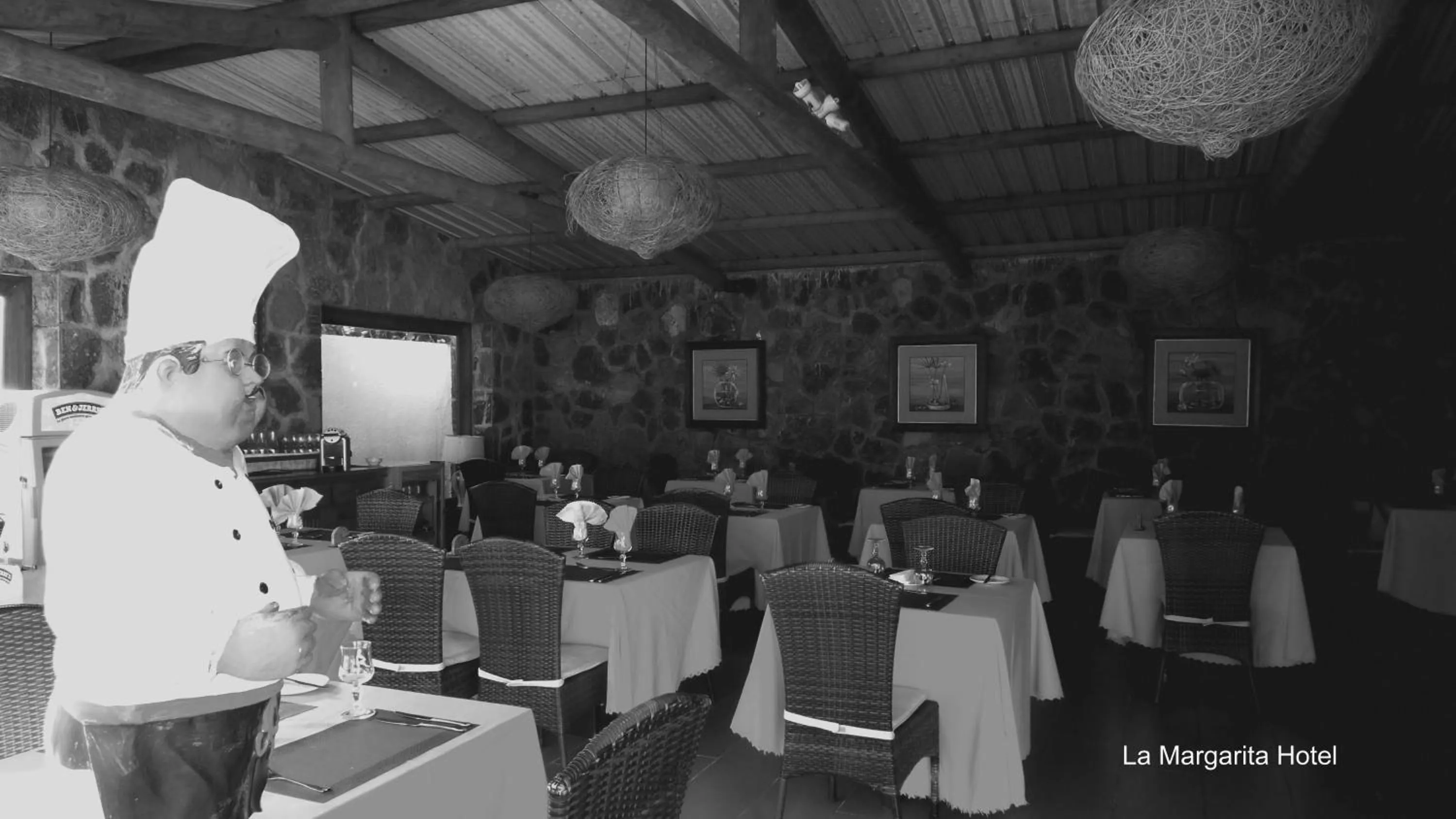 Dining area in La Margarita
