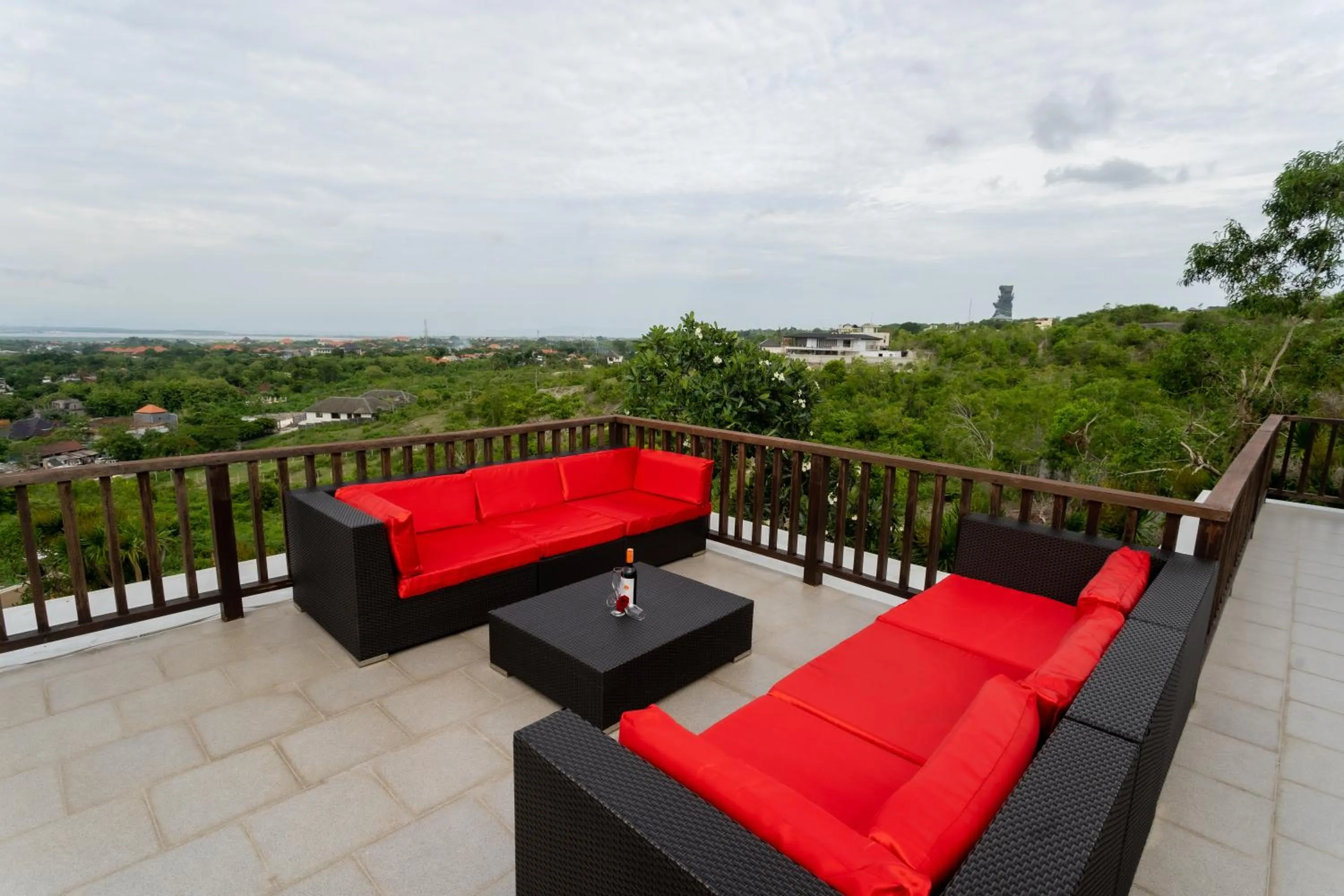 Seating area in Jimbaran Sea View Villa