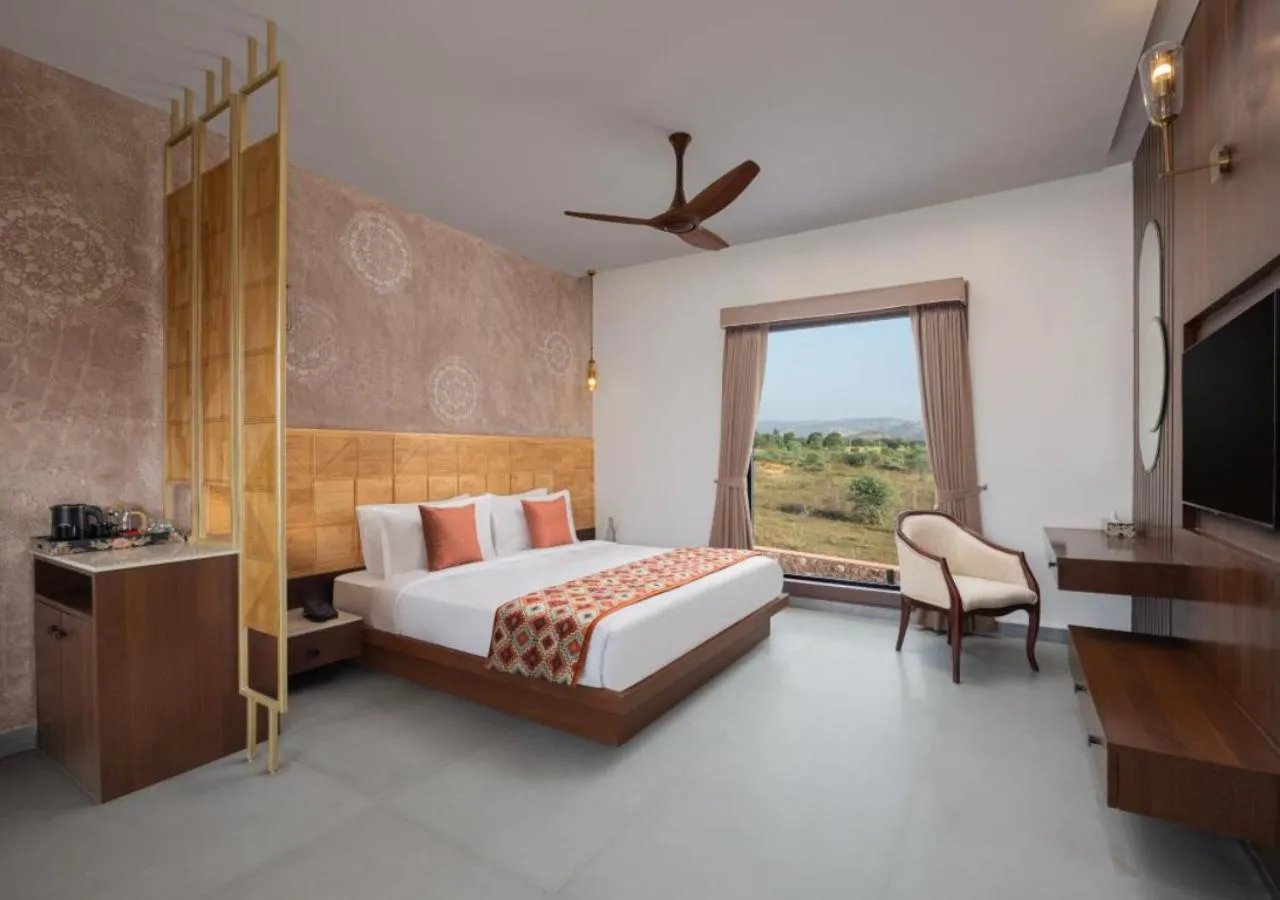 Bedroom, Bed in Bookmark Resorts, Jogi Mahal, Ranthambore