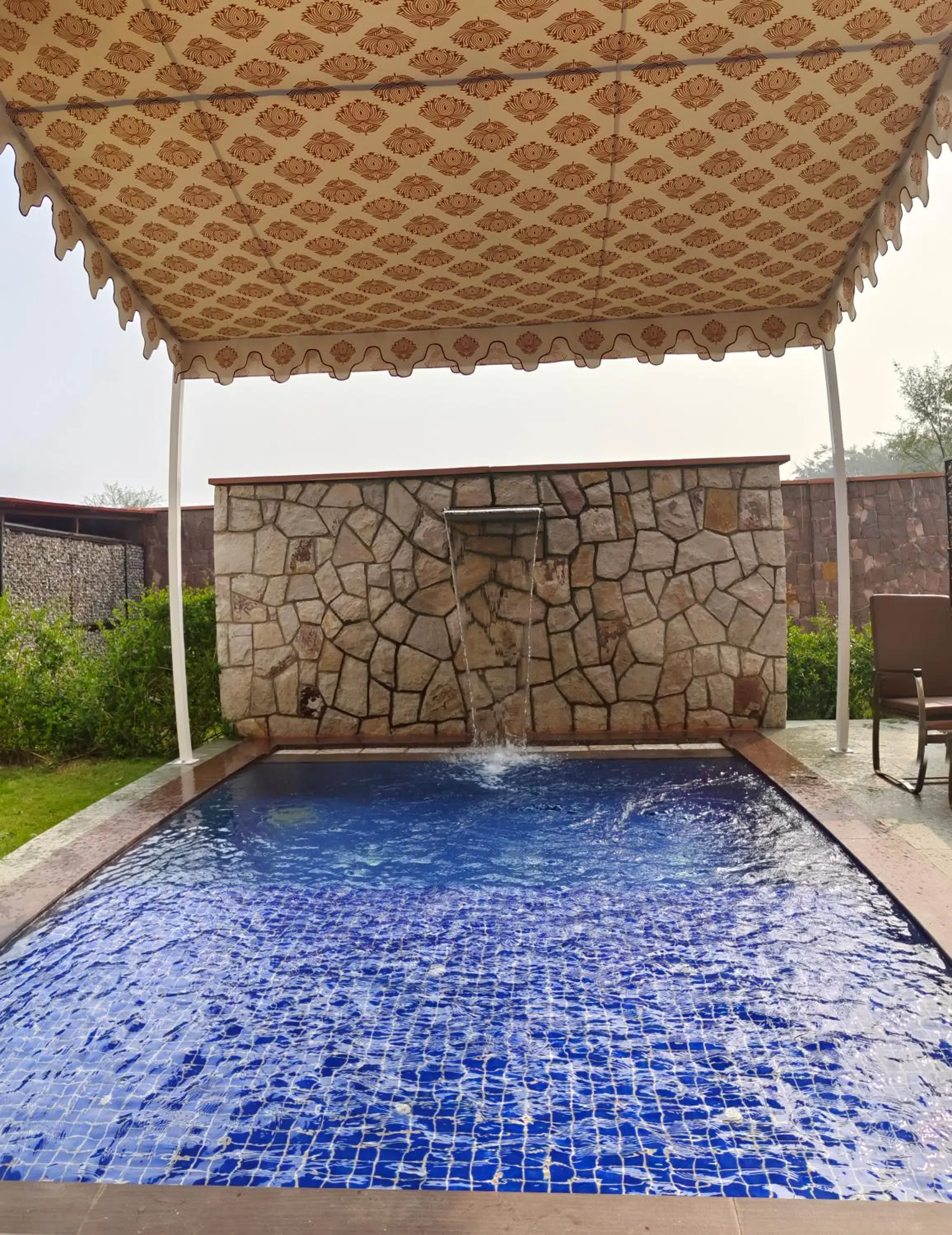 Luxury Twin Room with Plunge Pool - single occupancy in Bookmark Resorts, Jogi Mahal, Ranthambore Luxury Twin Room with Plunge Pool - single occupancy in Bookmark Resorts, Jogi Mahal, Ranthambore