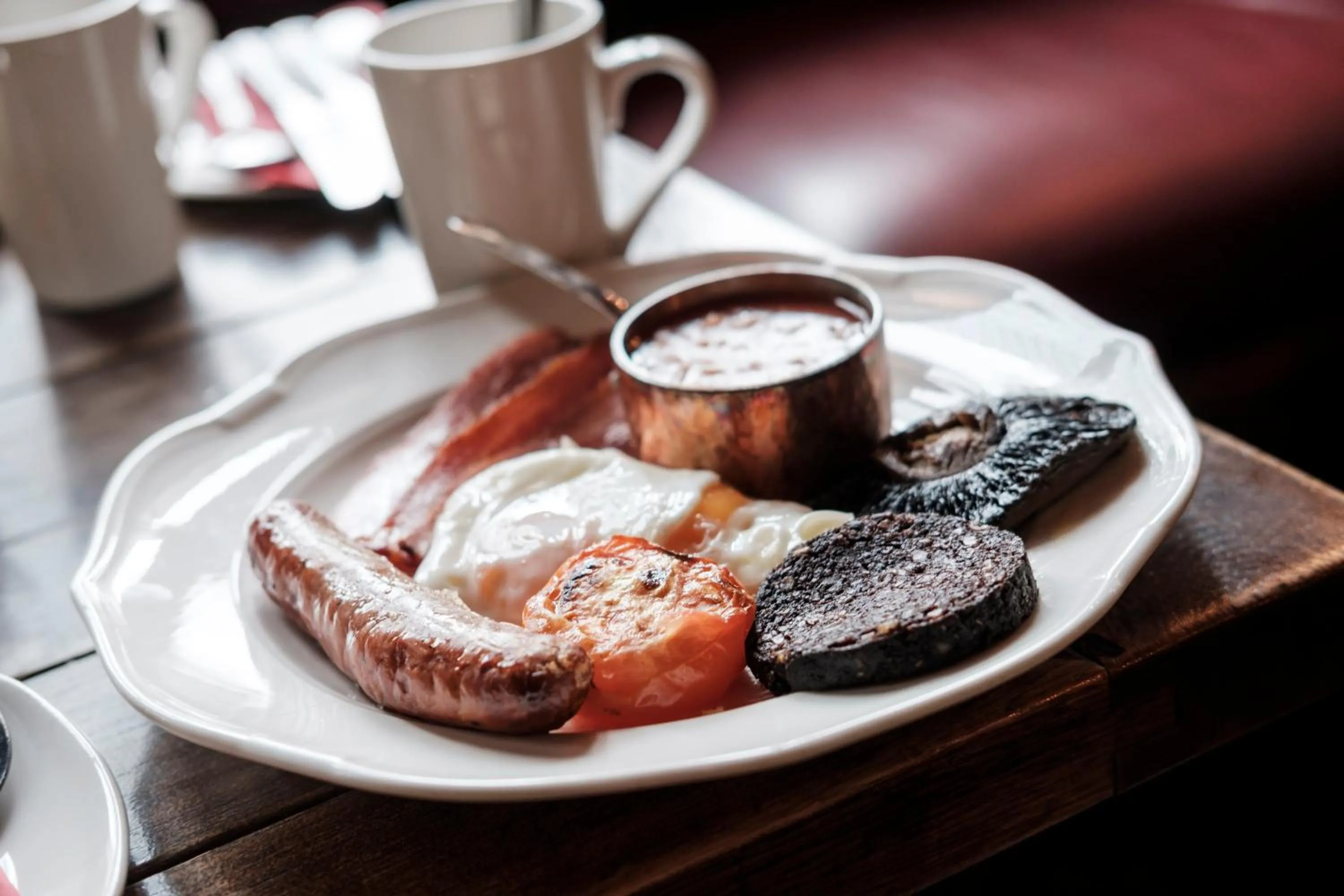 English/Irish breakfast in The Mad Hatter Hotel