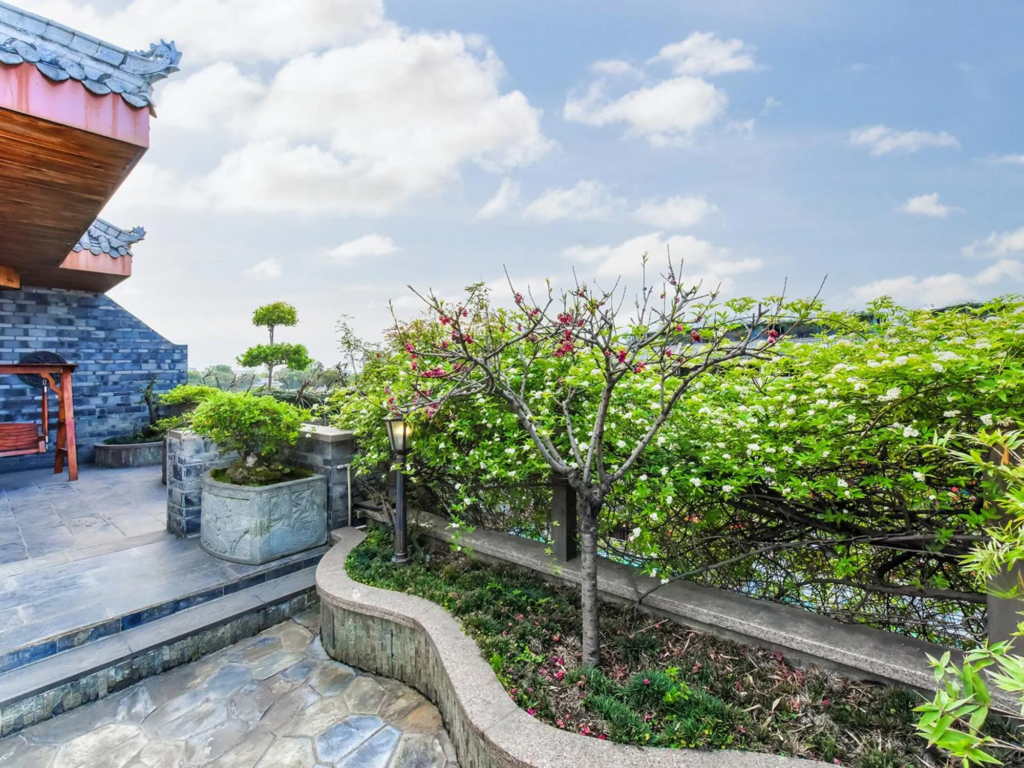 Garden in ChengDu Wuhou Temple Han Dynasty Hotel