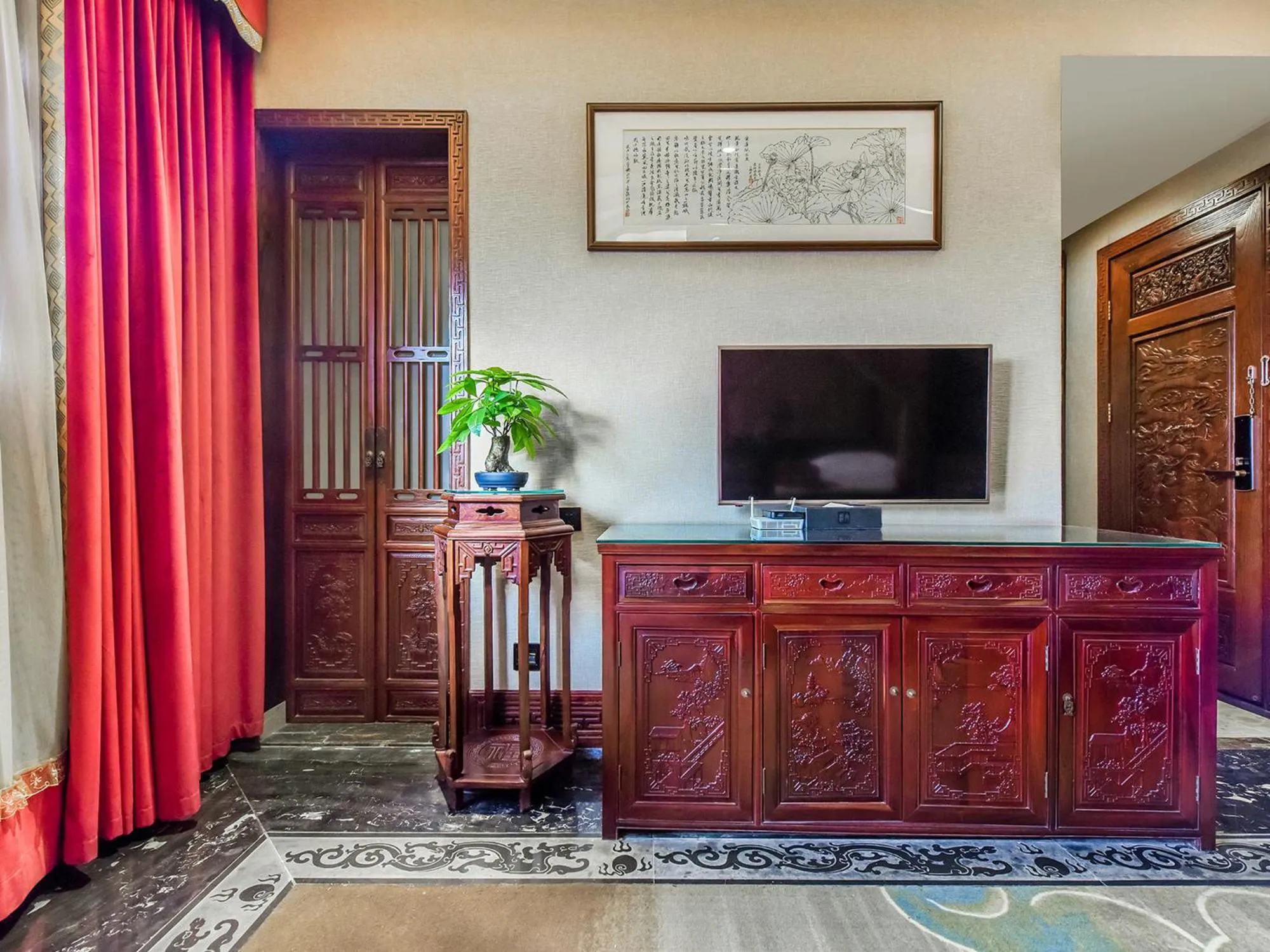 TV and multimedia in ChengDu Wuhou Temple Han Dynasty Hotel