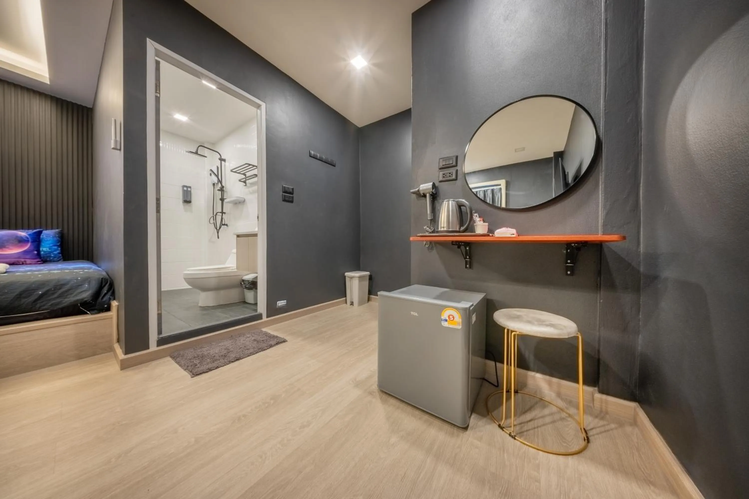 Bed in Space Station Hostel