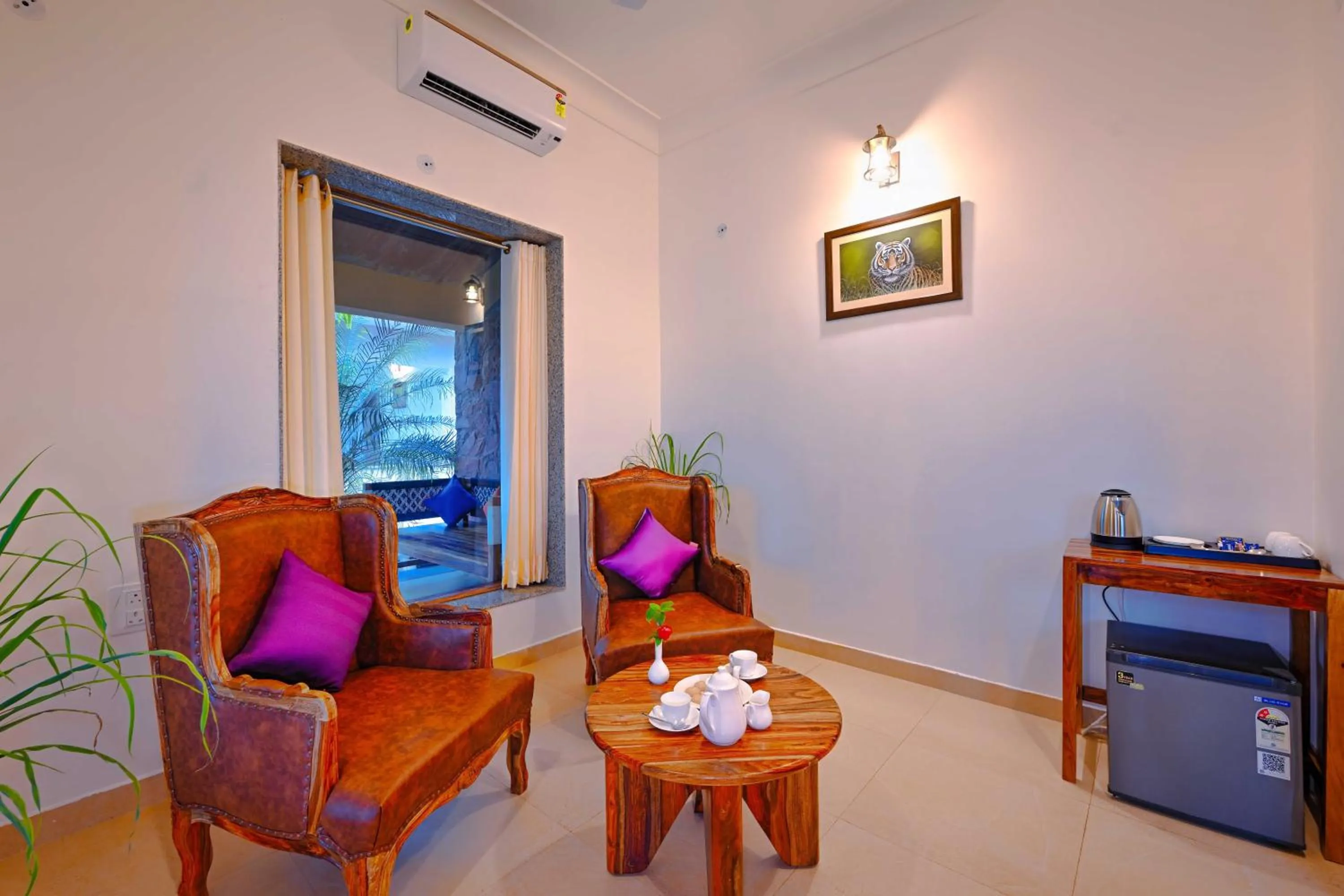 View (from property/room) in Aranya Vilas, Ranthambhore