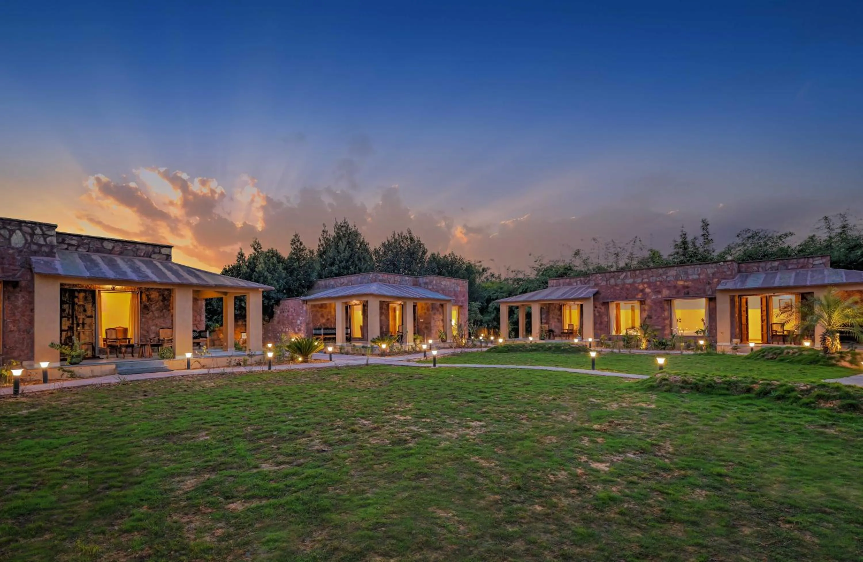 Natural landscape in Aranya Vilas, Ranthambhore