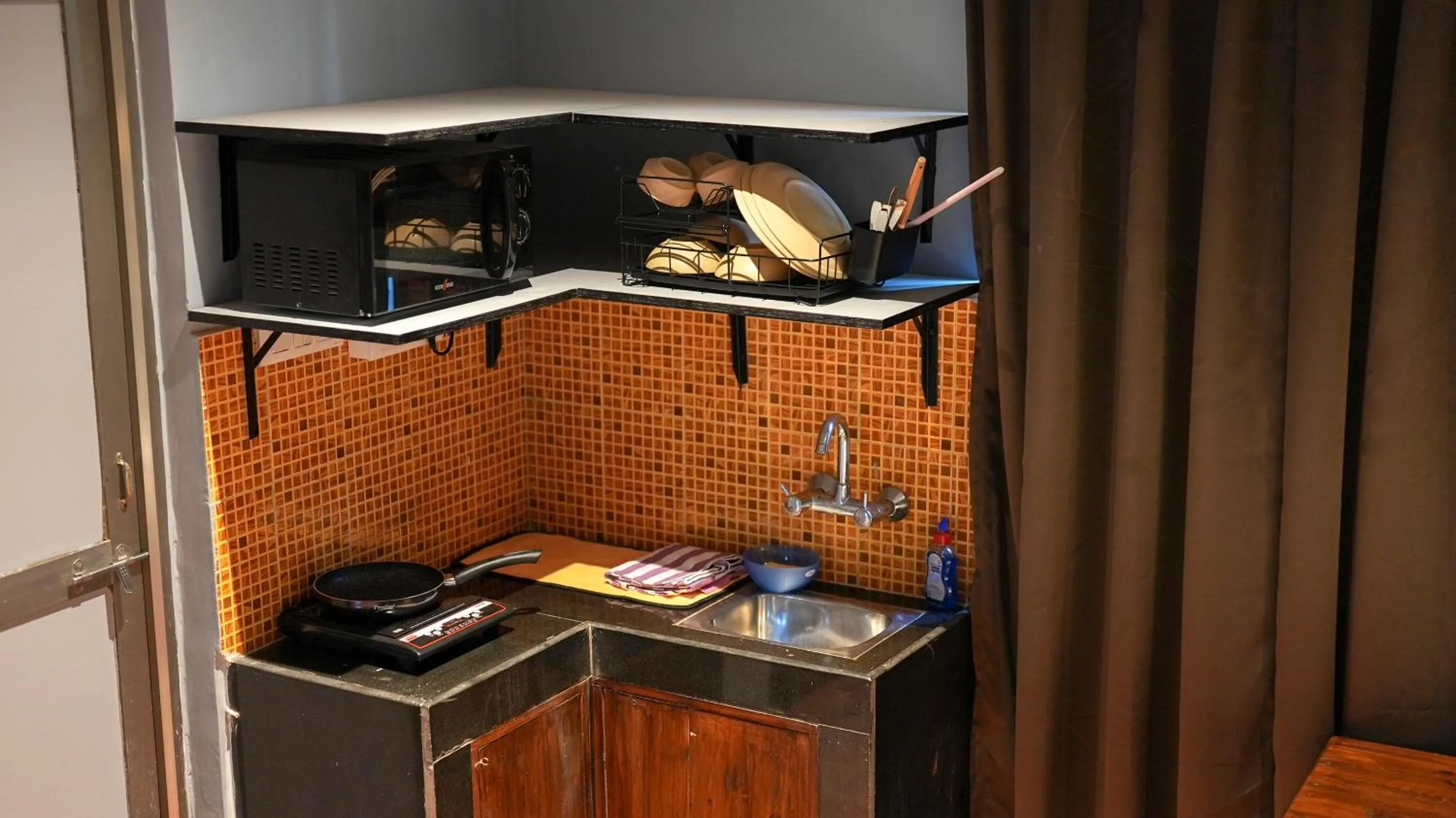 Kitchen or kitchenette in Sortby Stays, Vagator