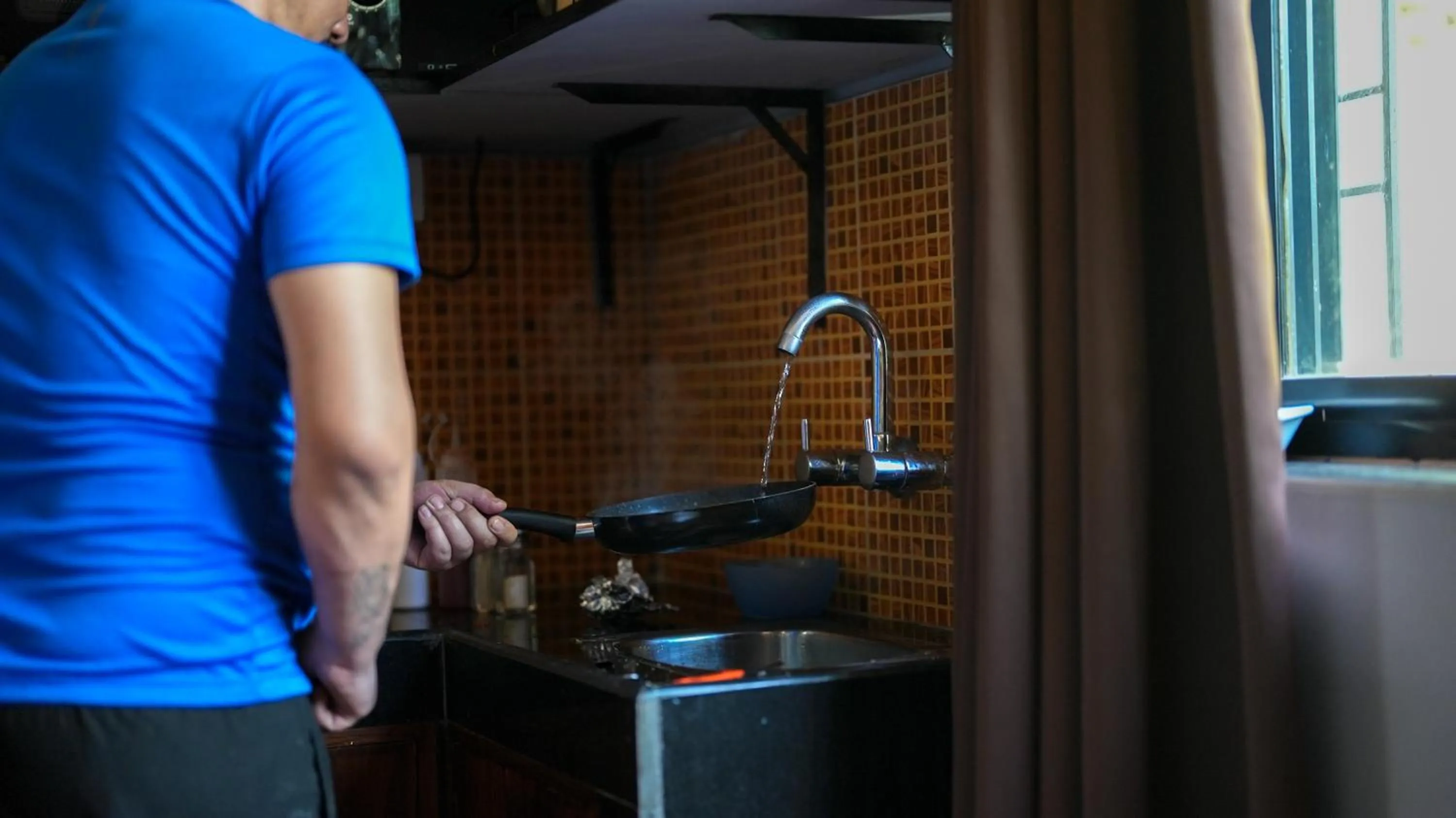 Kitchen or kitchenette in Sortby Stays, Vagator