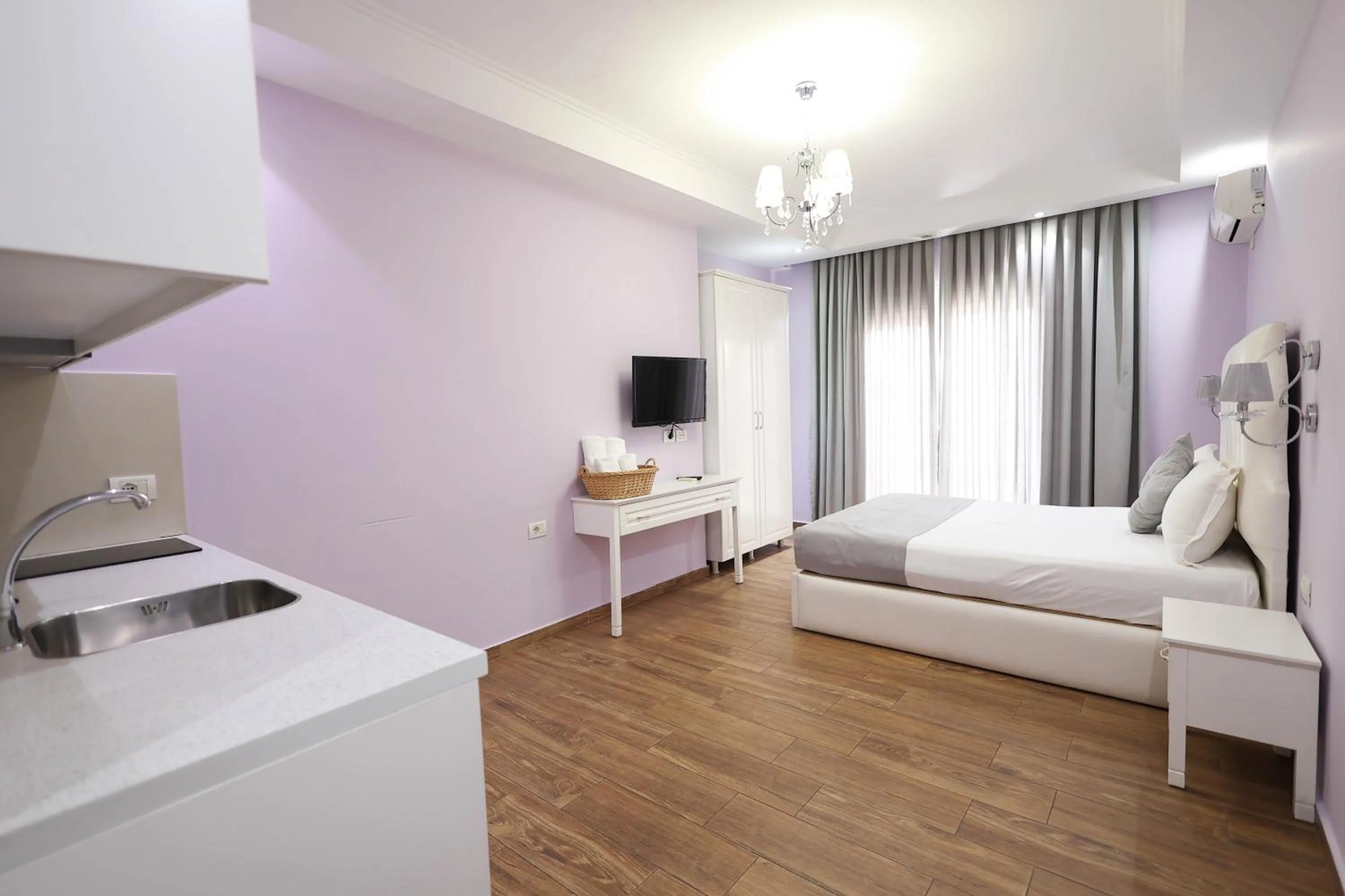 Bed in Apartments Flower Residence