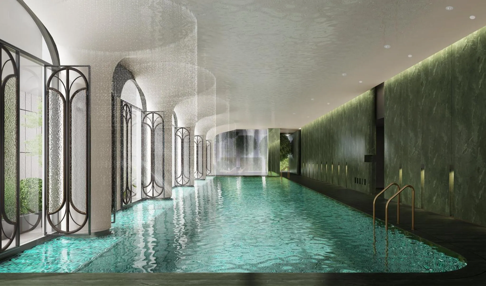 Swimming pool in Regent Shanghai on the Bund