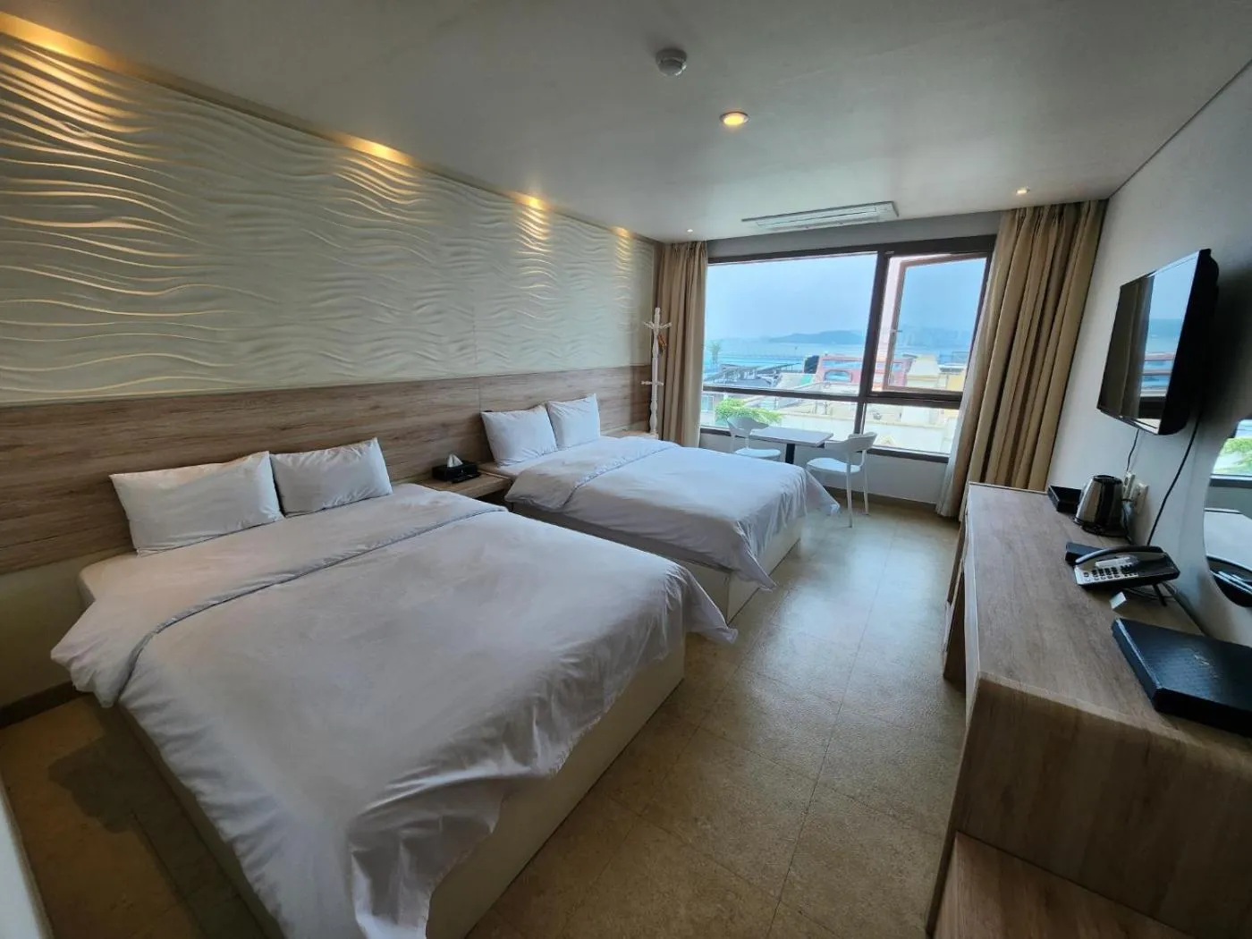 Bed in Hotel The Sea Star