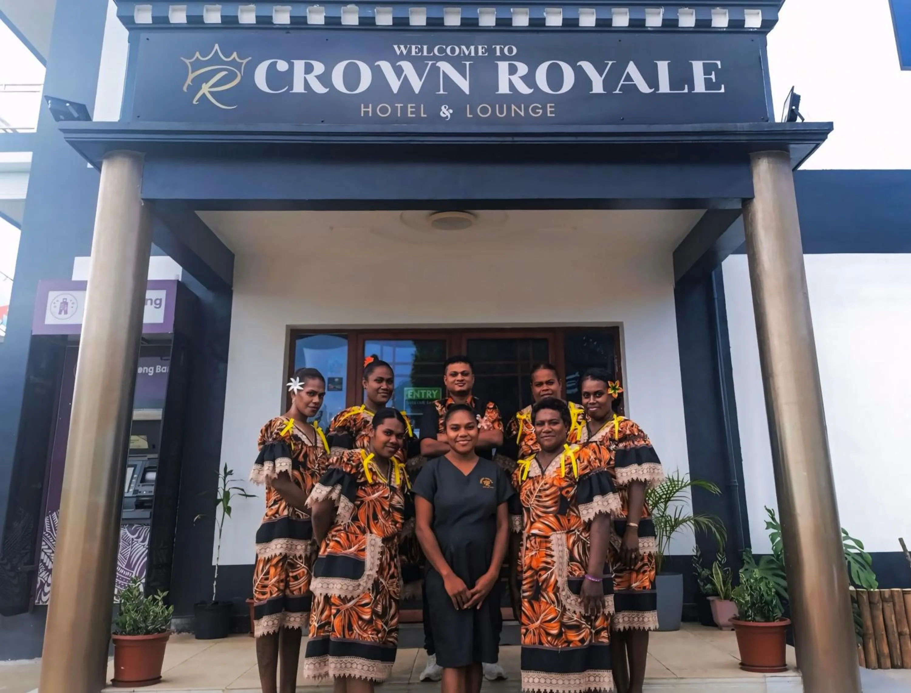 Staff in Crown Royale Hotel & Lounge