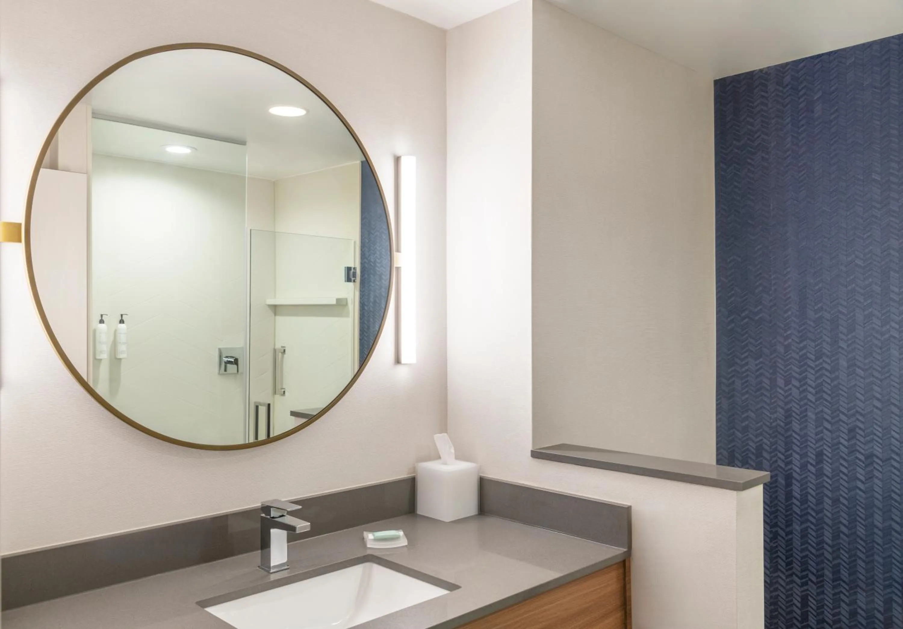 Shower in Fairfield by Marriott Inn & Suites Detroit Taylor