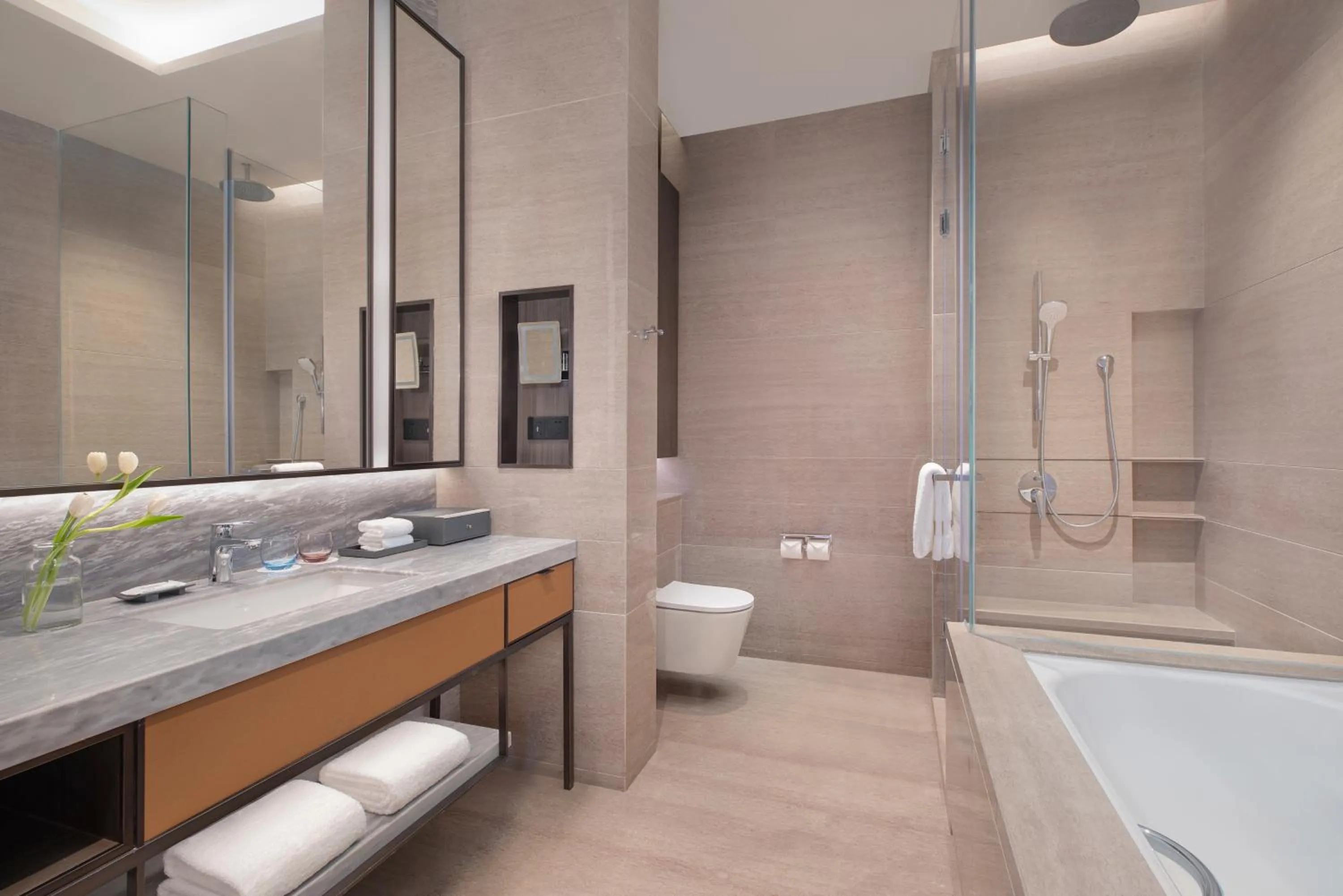 Toilet in Marriott Executive Apartments Hangzhou