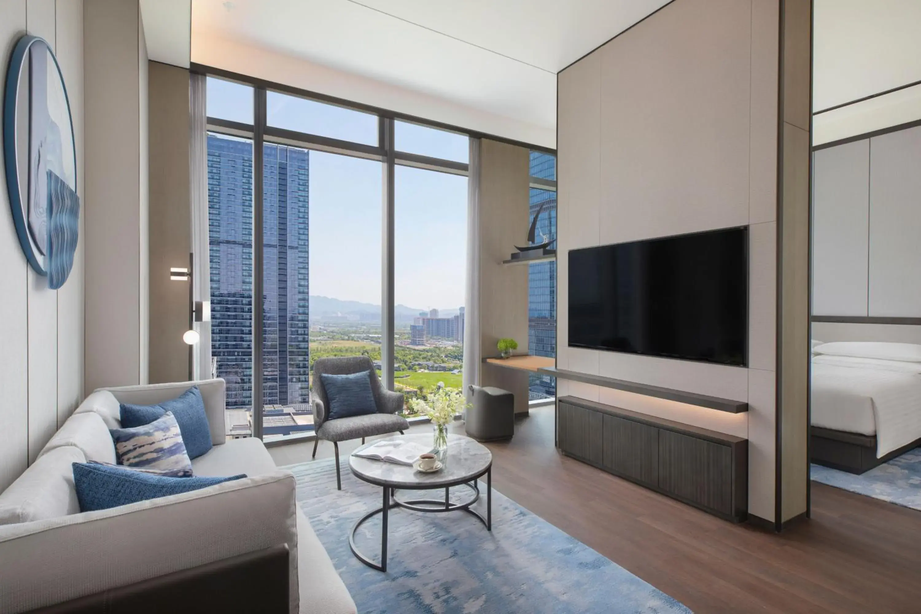 Deluxe King Studio in Marriott Executive Apartments Hangzhou Deluxe King Studio in Marriott Executive Apartments Hangzhou