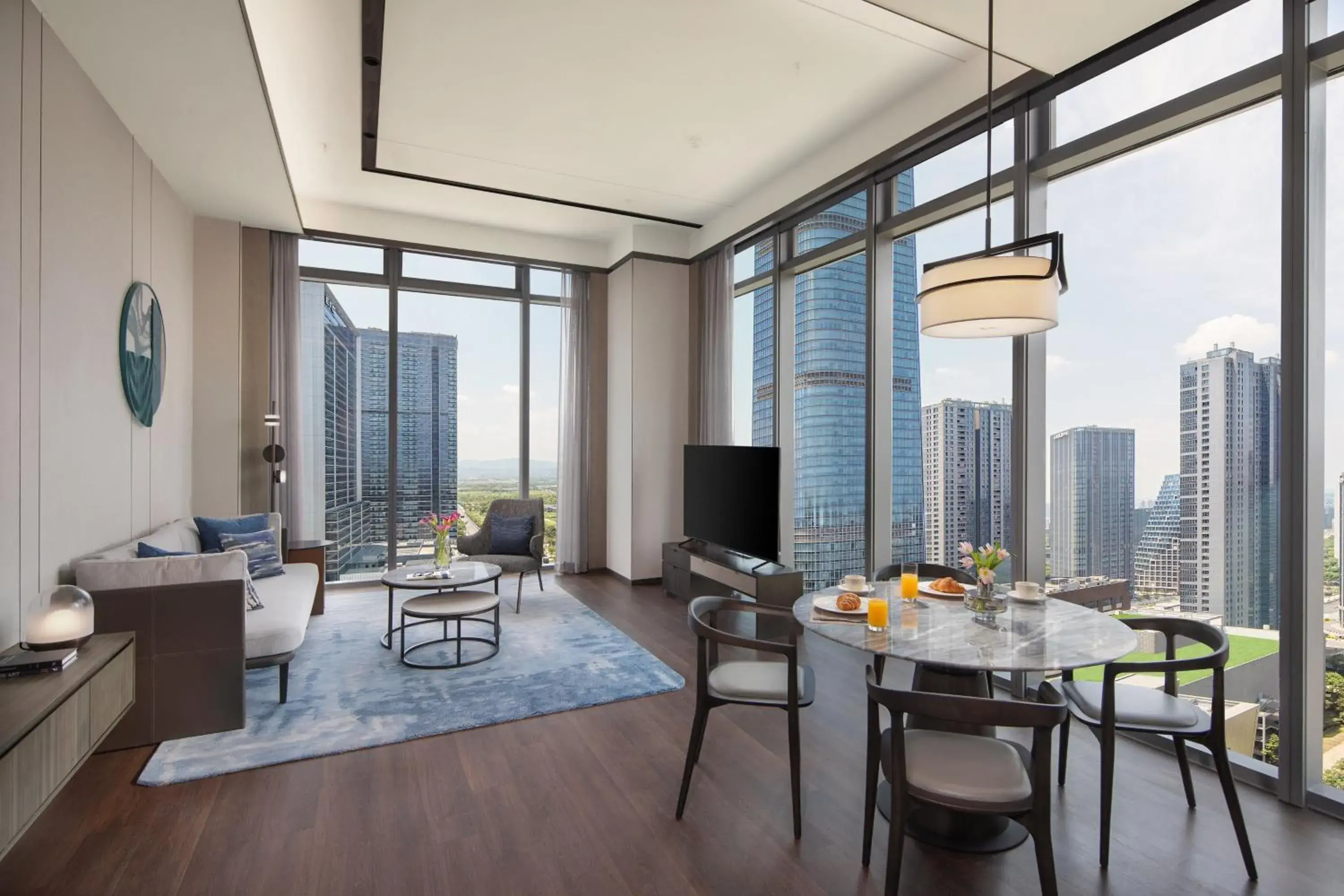 Two-Bedroom Apartment with Two King Beds in Marriott Executive Apartments Hangzhou Two-Bedroom Apartment with Two King Beds in Marriott Executive Apartments Hangzhou