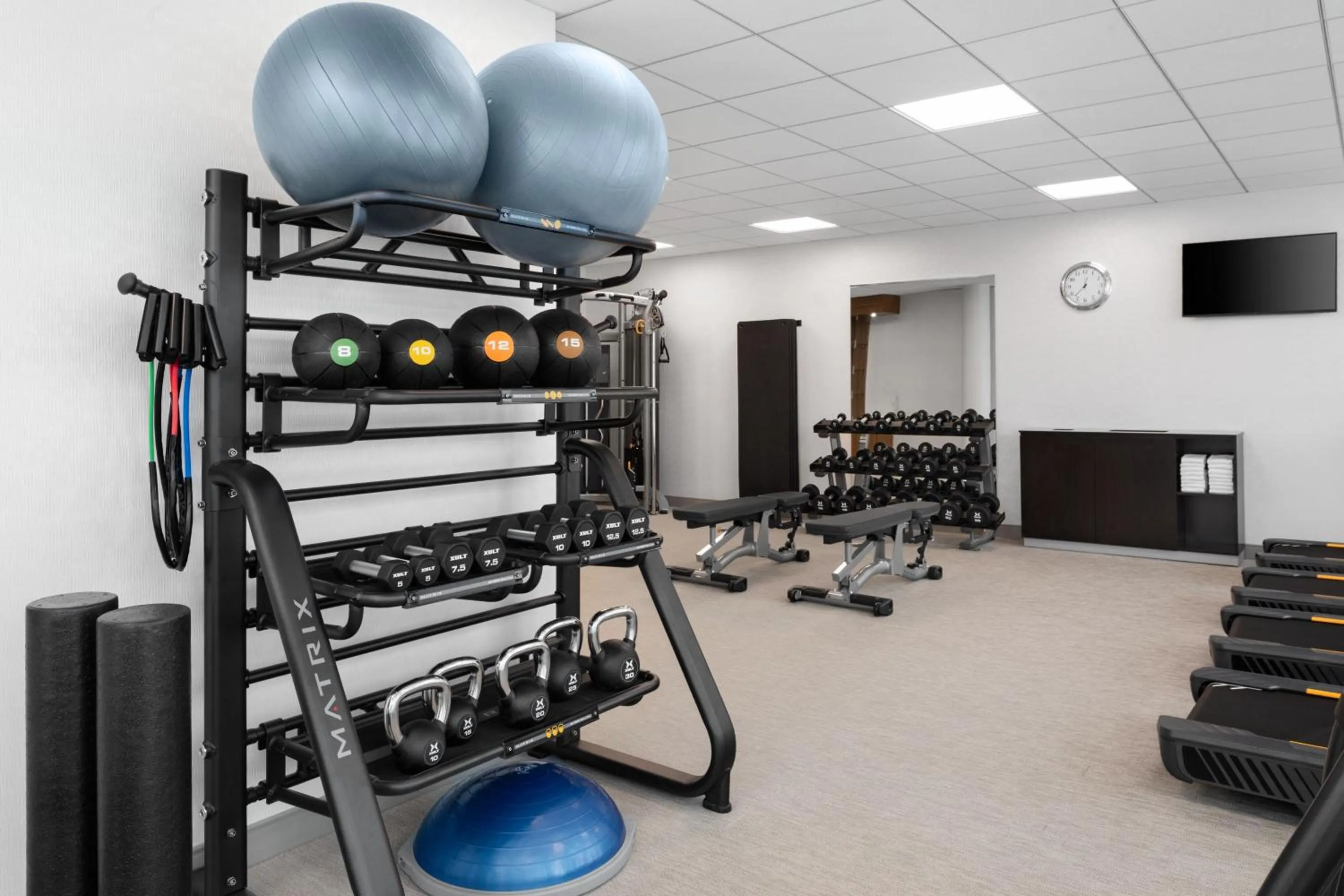 Fitness centre/facilities in SpringHill Suites by Marriott Roanoke North
