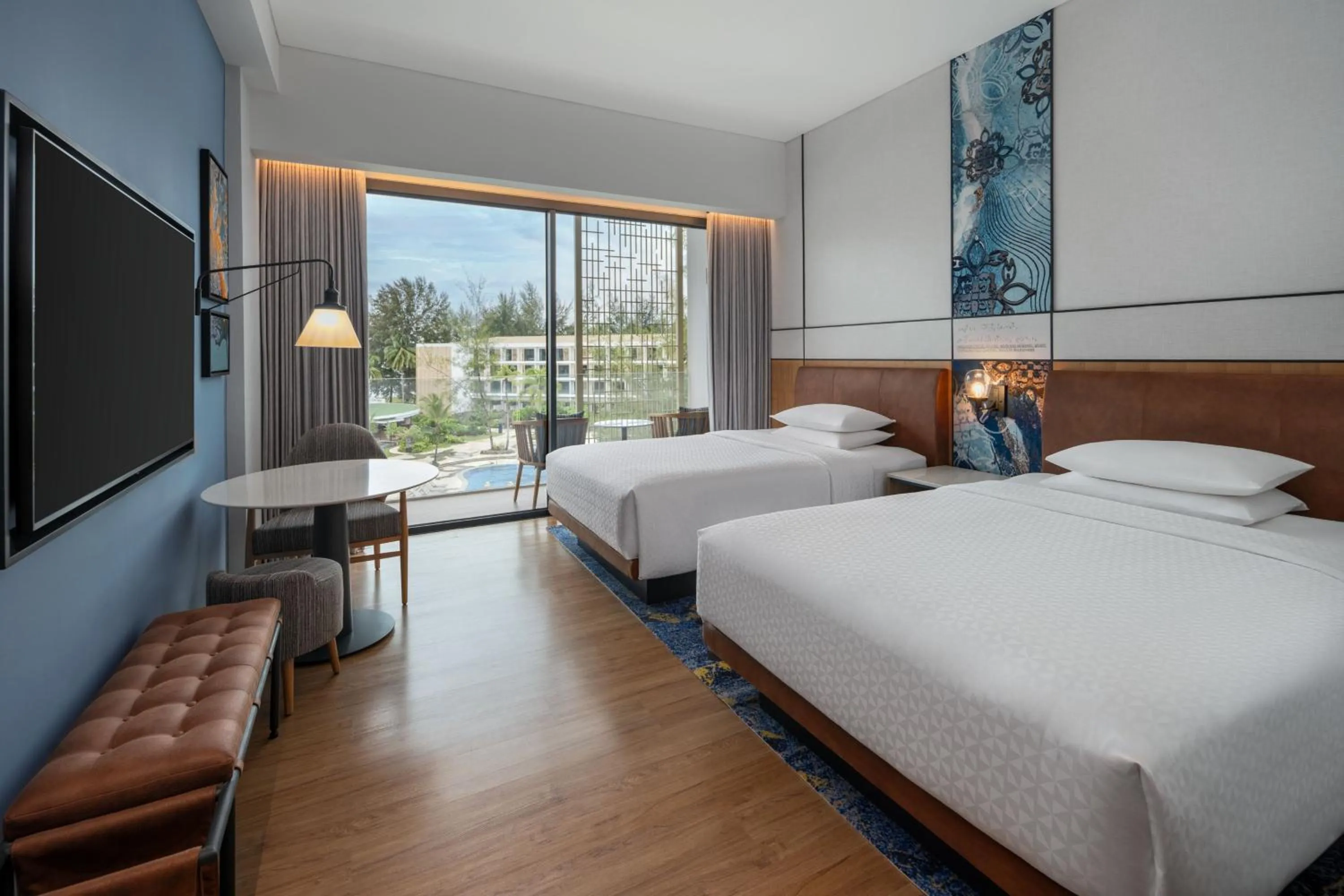 Swimming pool, Bed in Four Points by Sheraton Bintan, Lagoi Bay