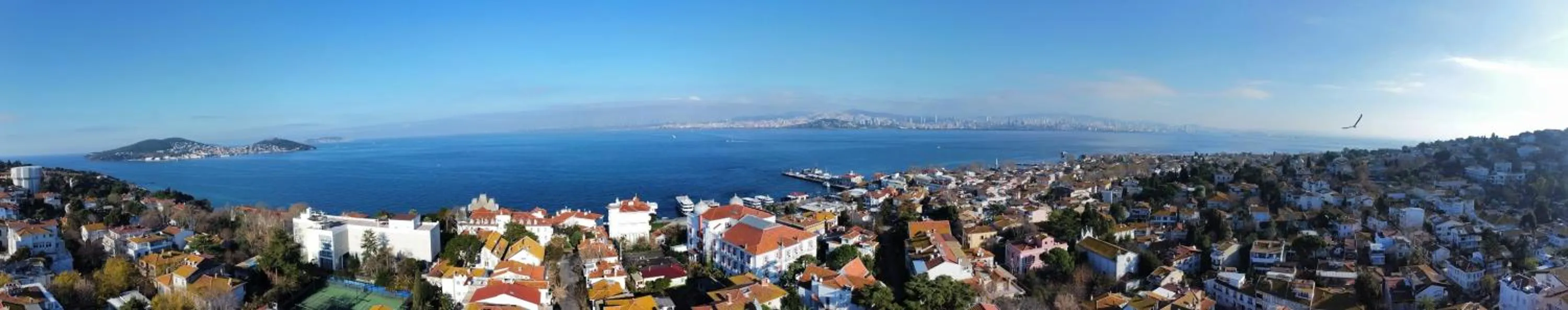 City view in Buyukada Cankaya Hotel