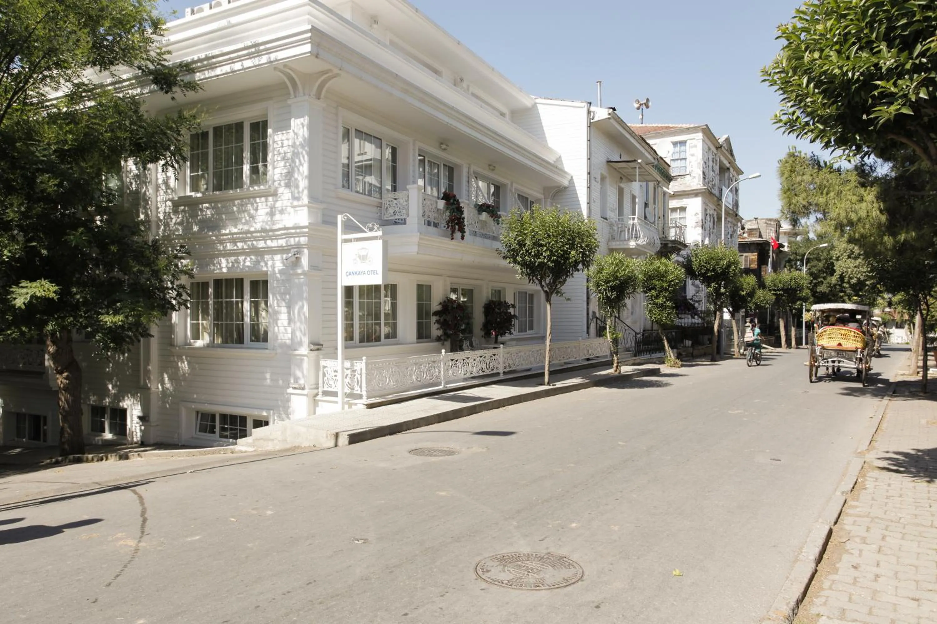 Street view in Buyukada Cankaya Hotel