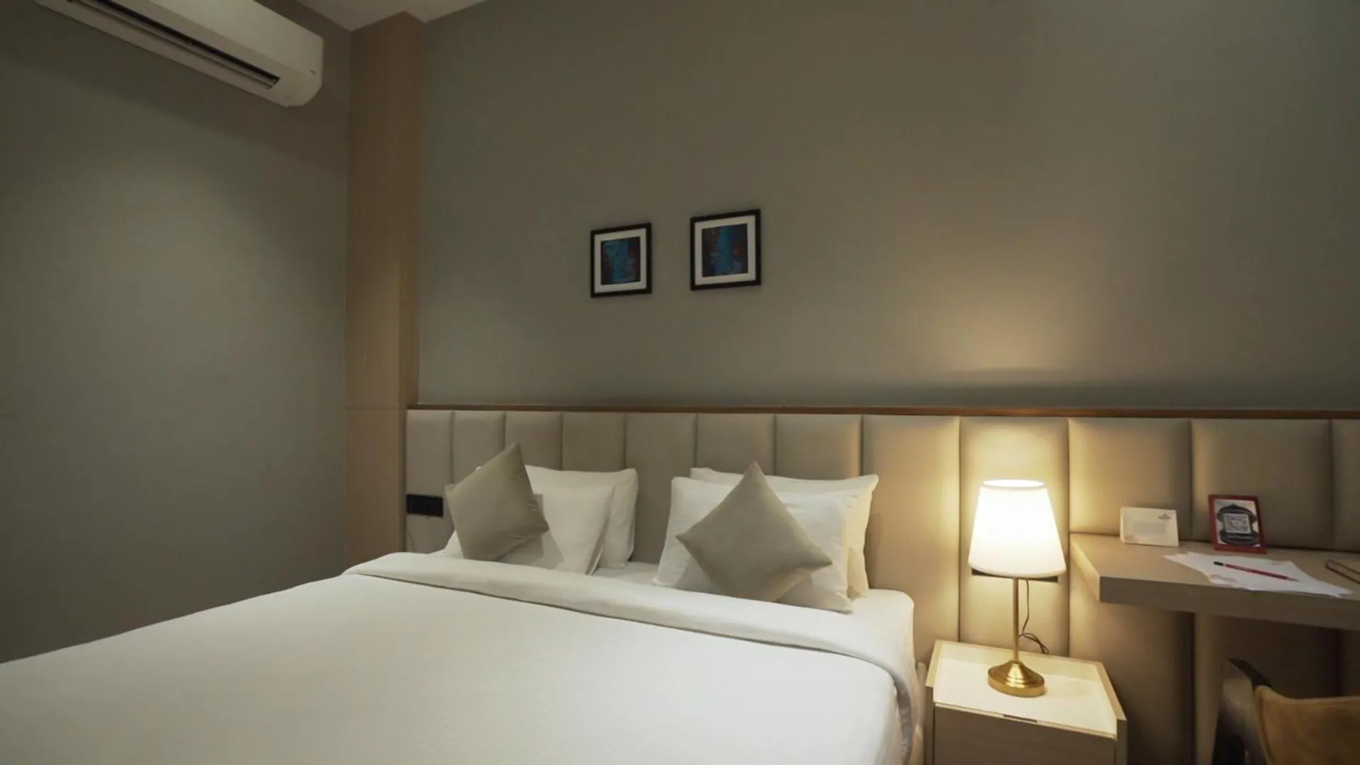 View (from property/room), Bed in Pride Resort, Rajkot