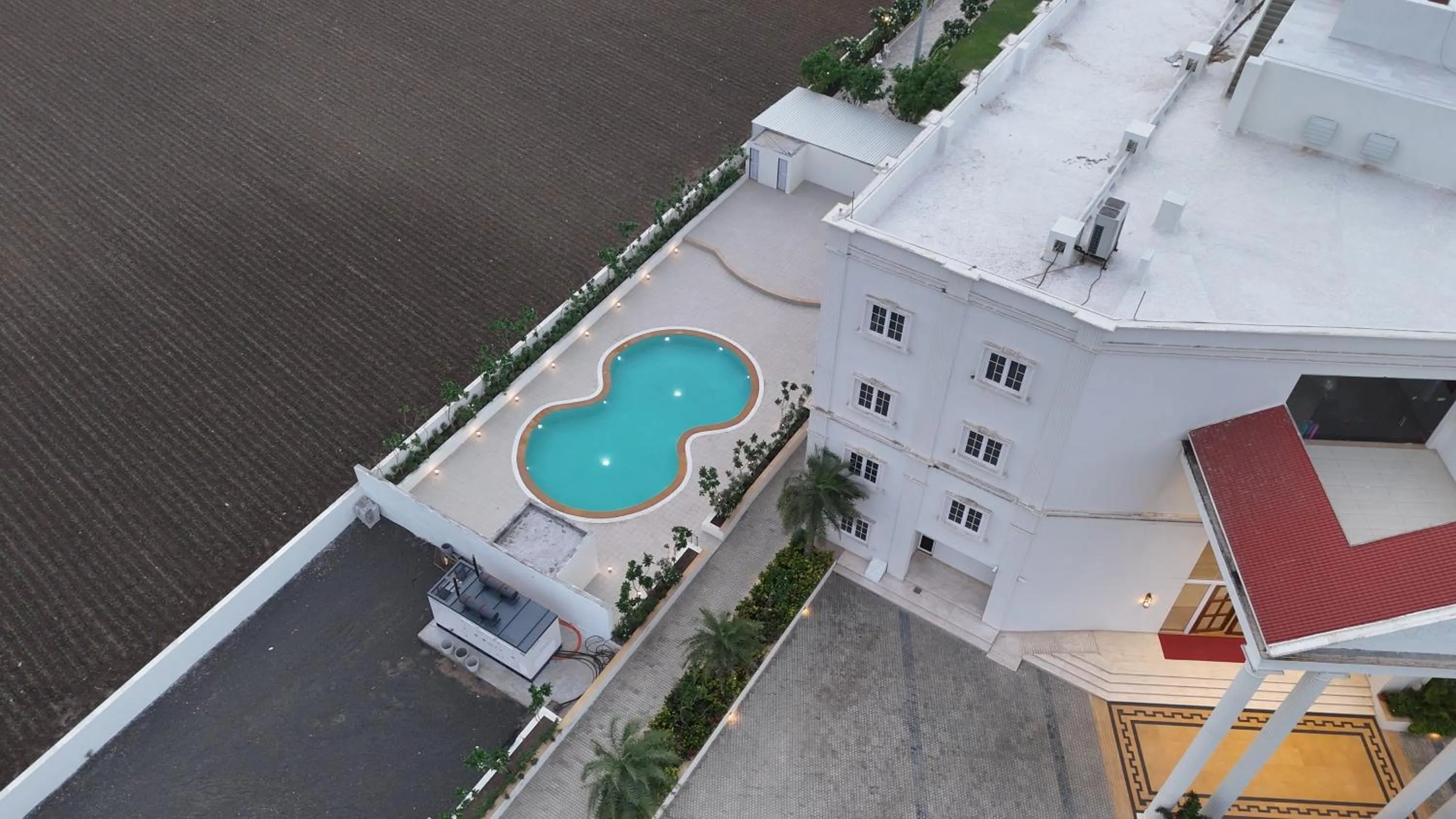 Bird's eye view in Pride Resort, Rajkot