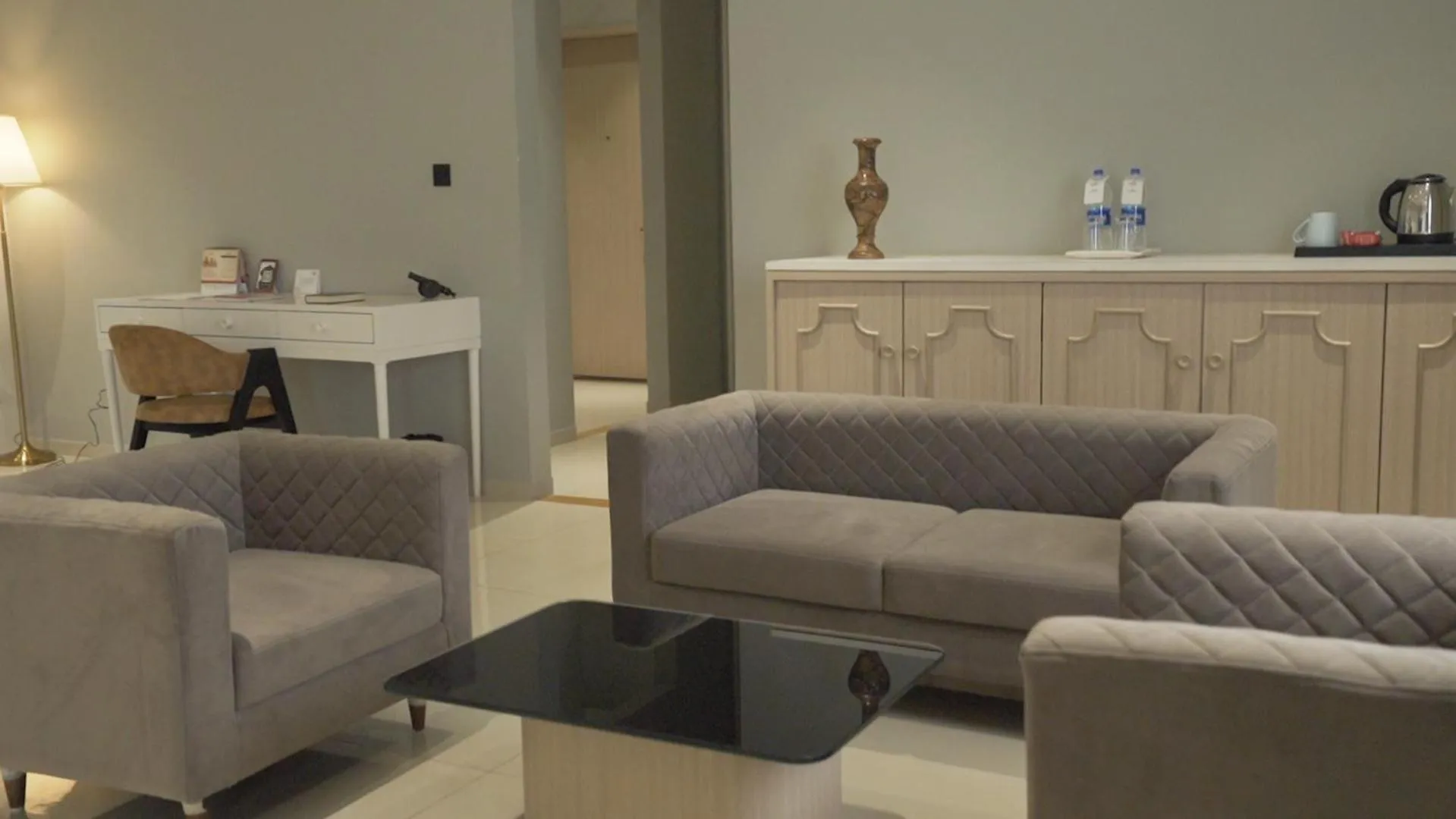 Seating area in Pride Resort, Rajkot