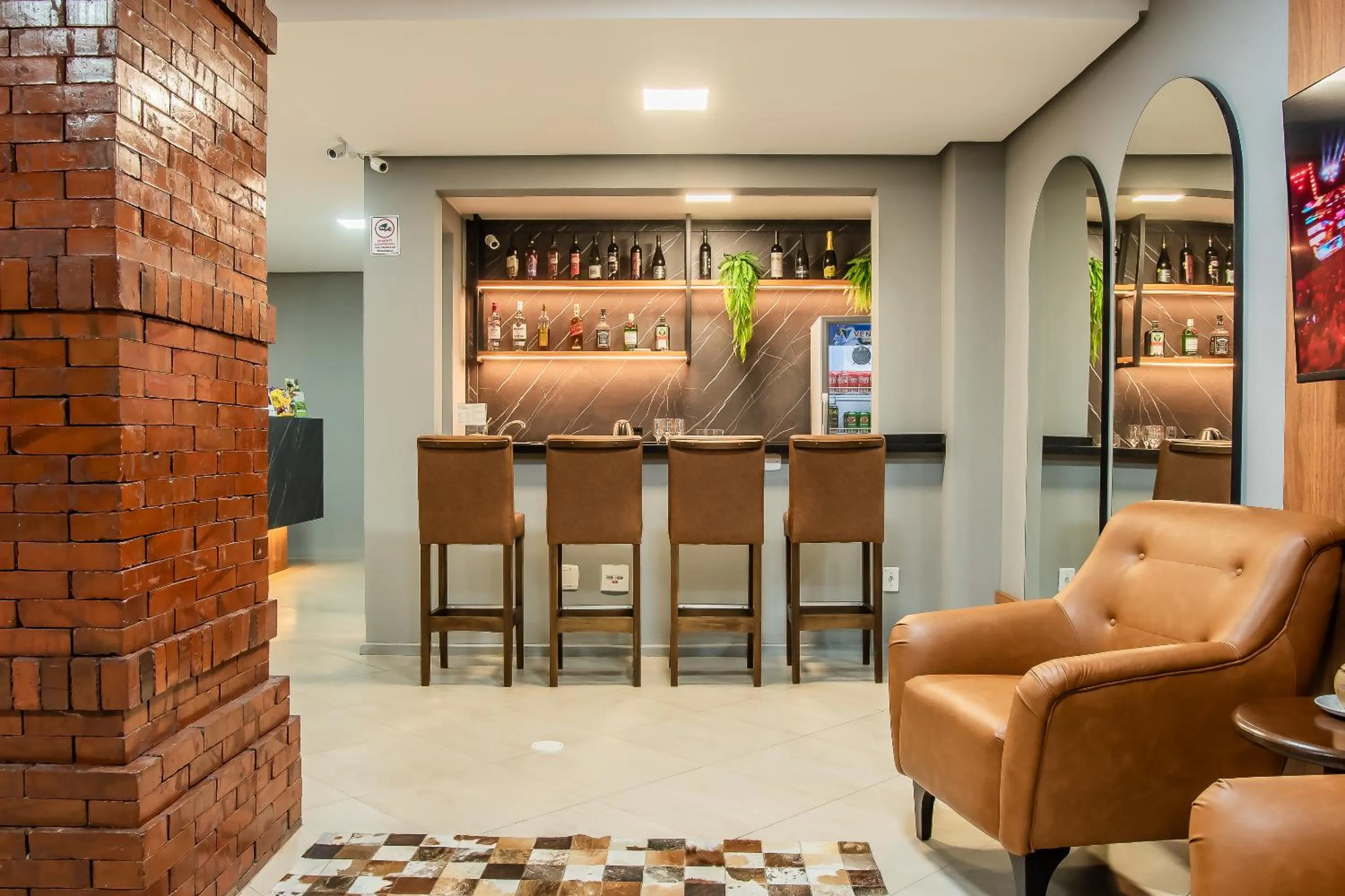 Lobby or reception in Hotel Serra Canela