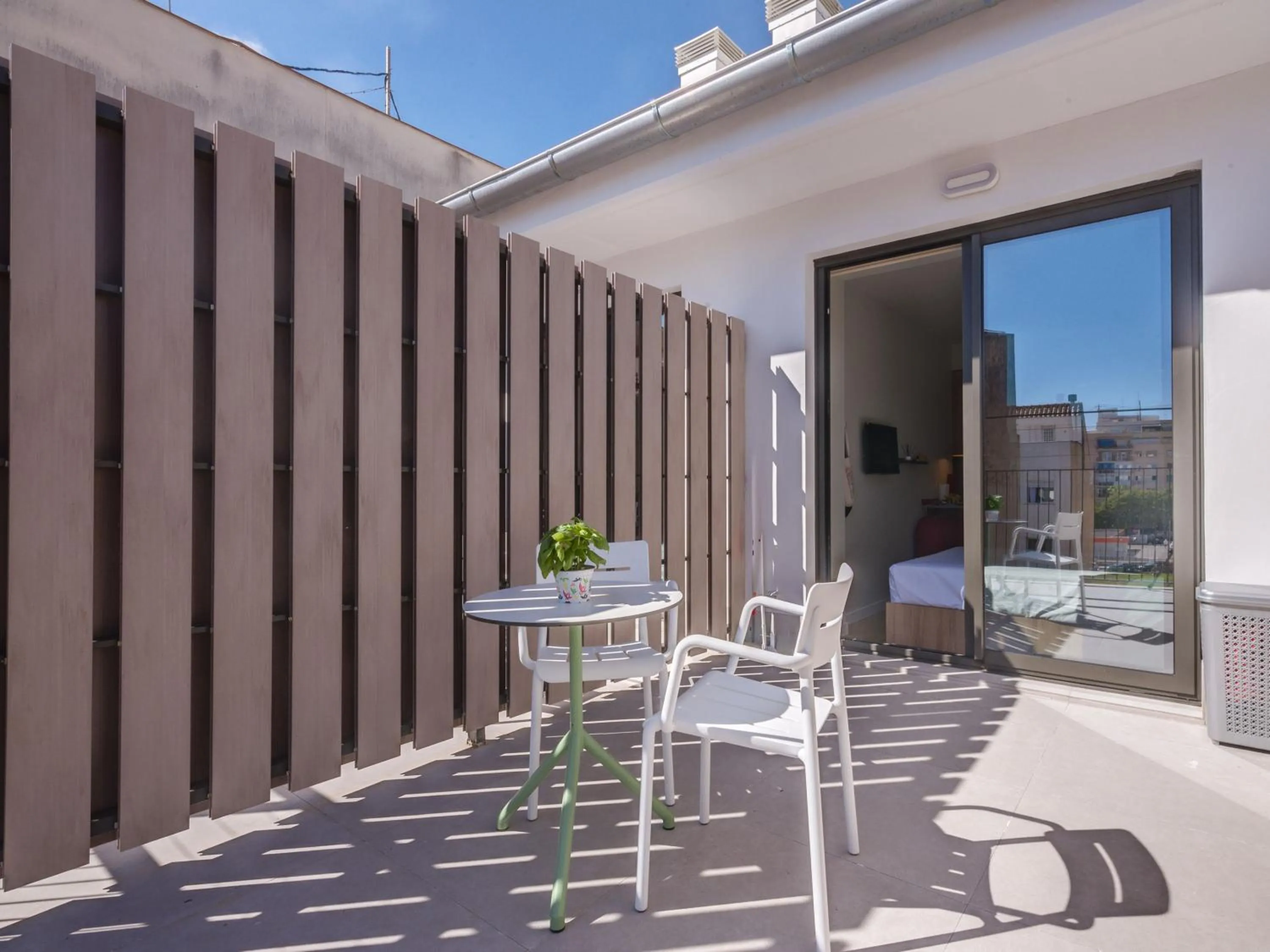 Balcony/Terrace in Livensa Living Studios - Valencia Viveros