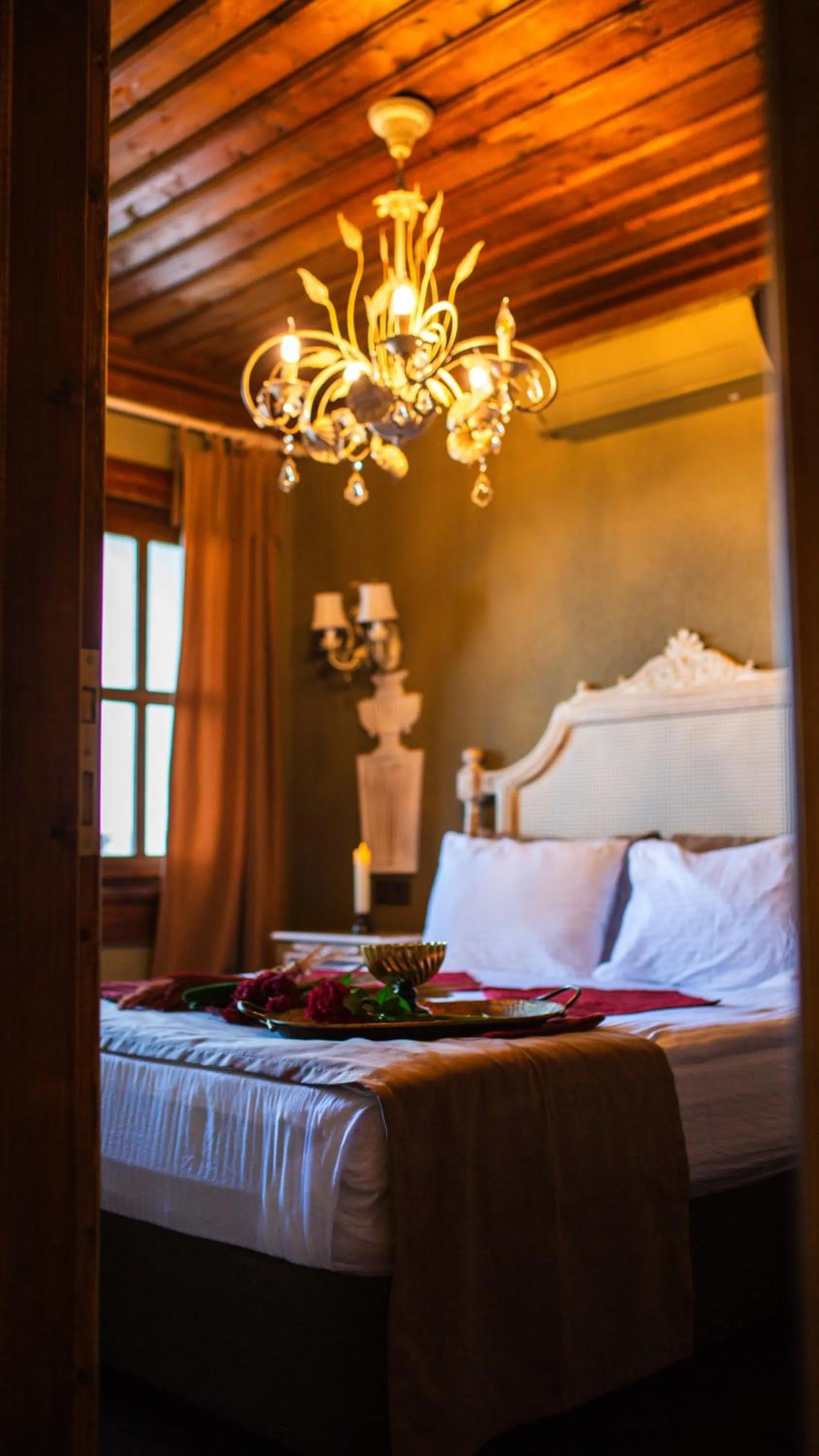 Bed in Akcatepe Dag Evleri