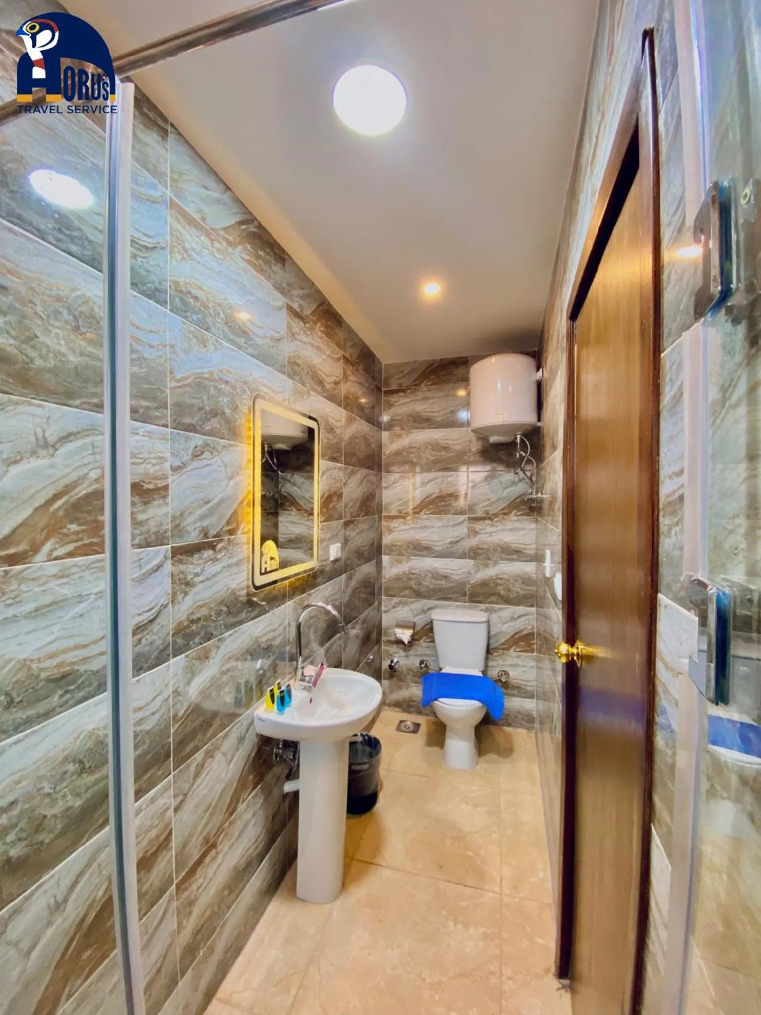 Bathroom in Horus Horizon INN Pyramids View