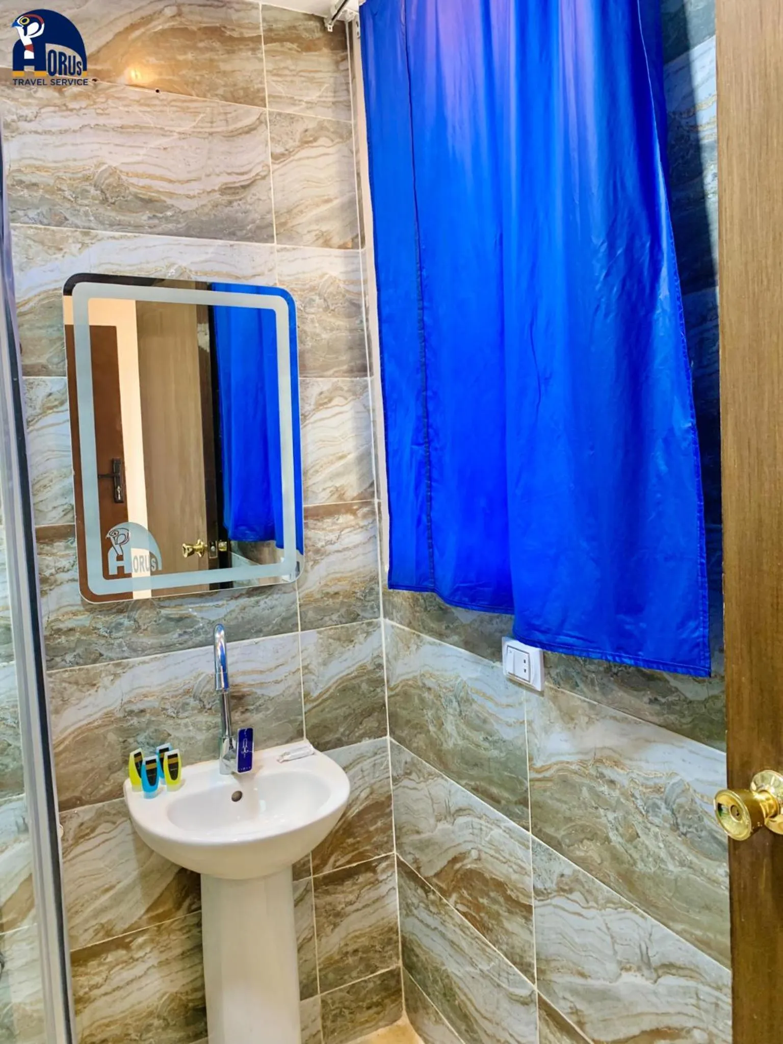 Bathroom in Horus Horizon INN Pyramids View