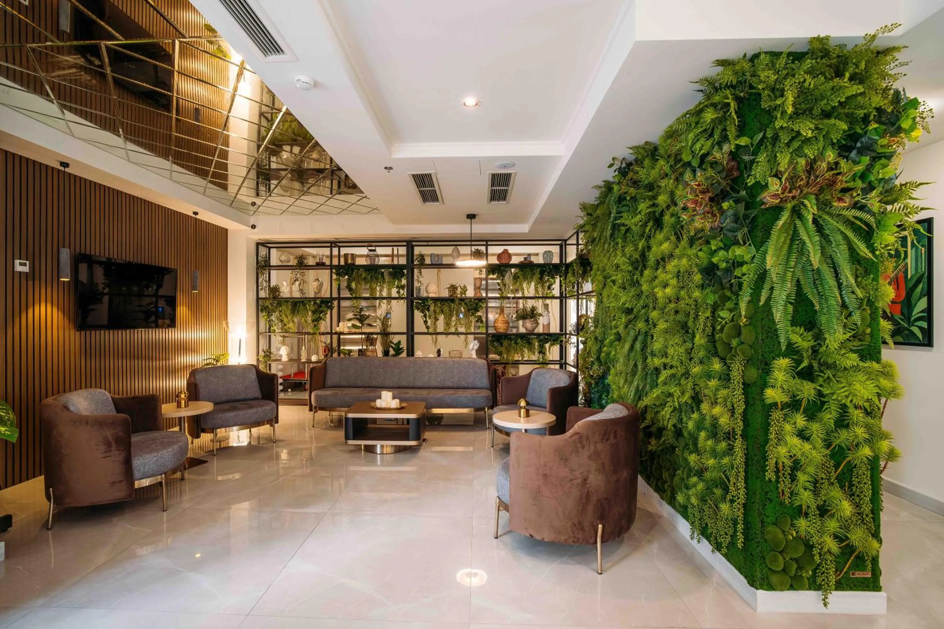 Seating area in Hotel Monday by DNT Group