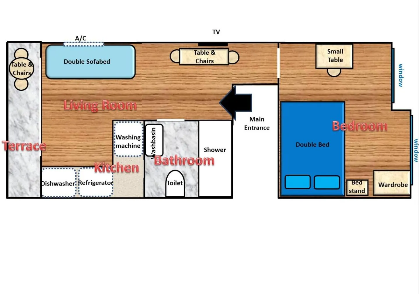 Floor plan in Istanberry - Dream Apartments