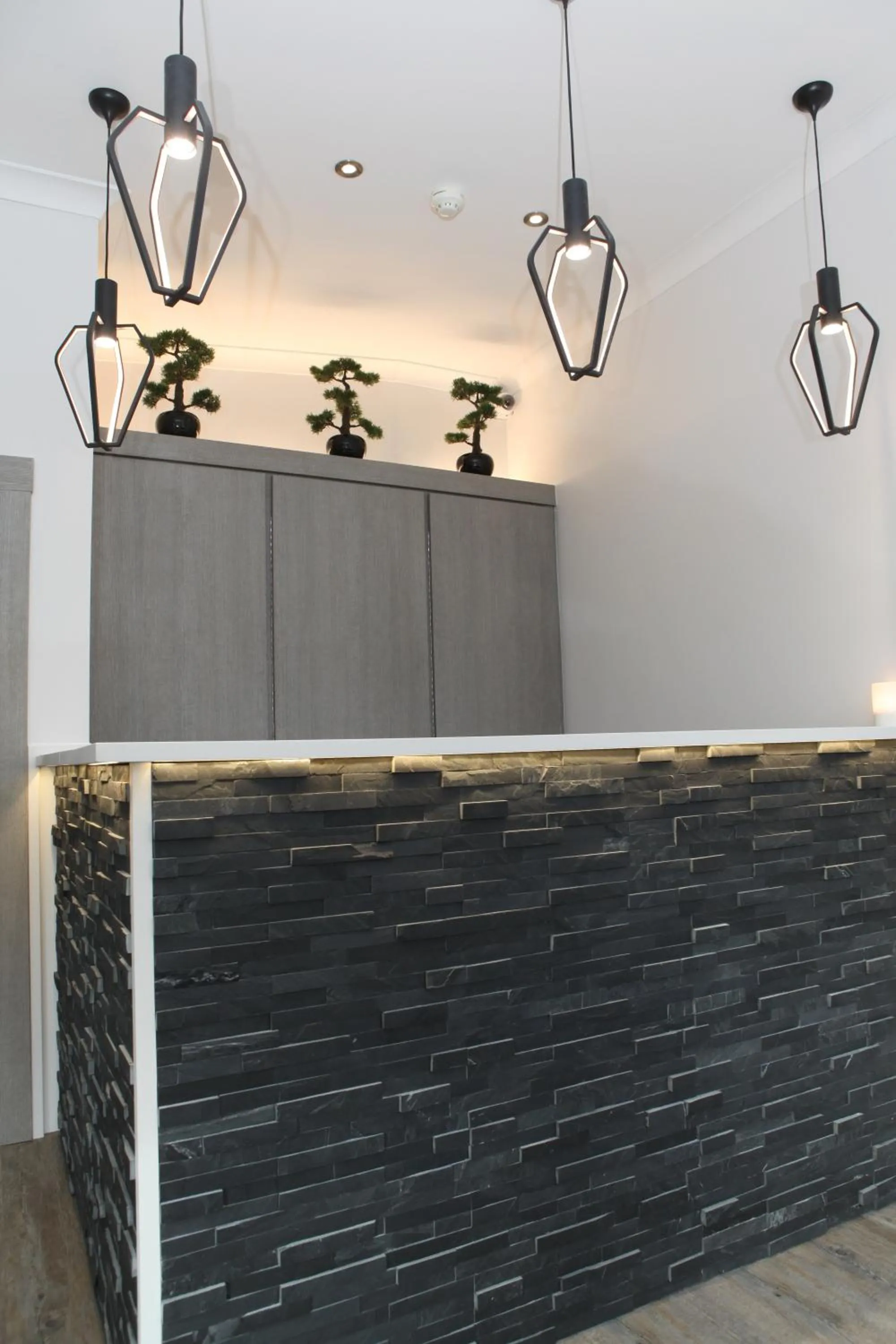 Facade/entrance in The Omega Hotel