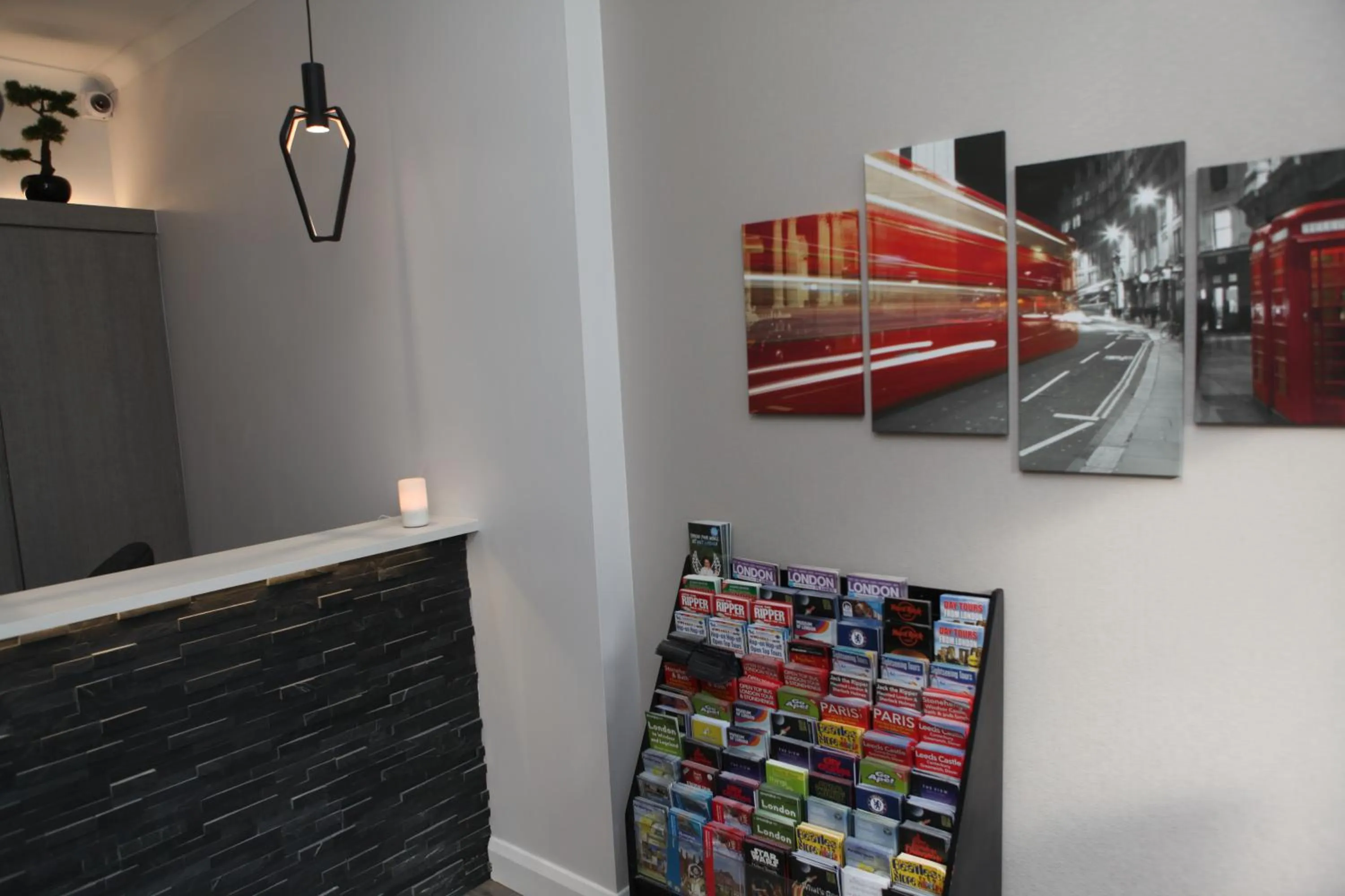 Lobby or reception in The Omega Hotel