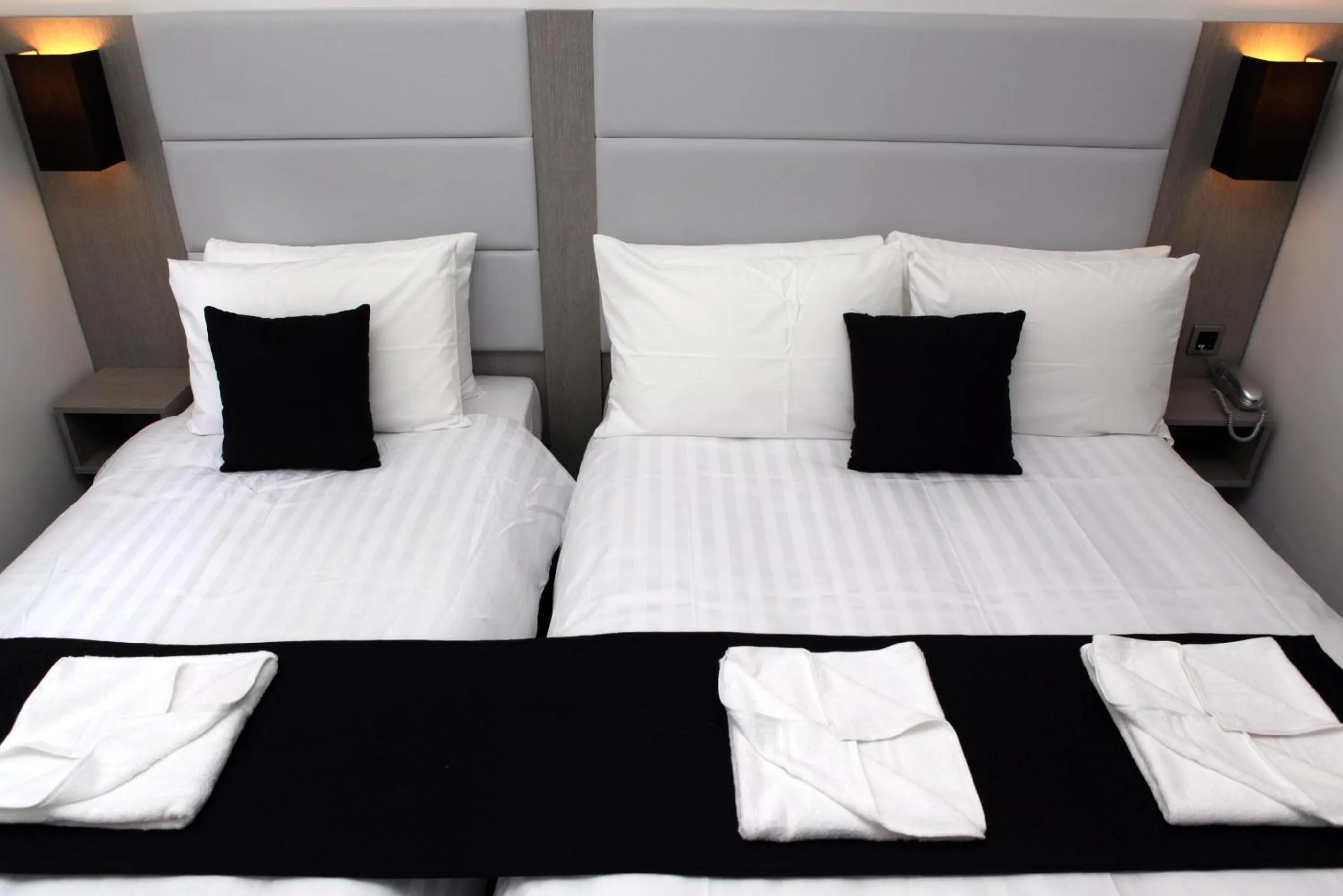 Decorative detail, Bed in The Omega Hotel